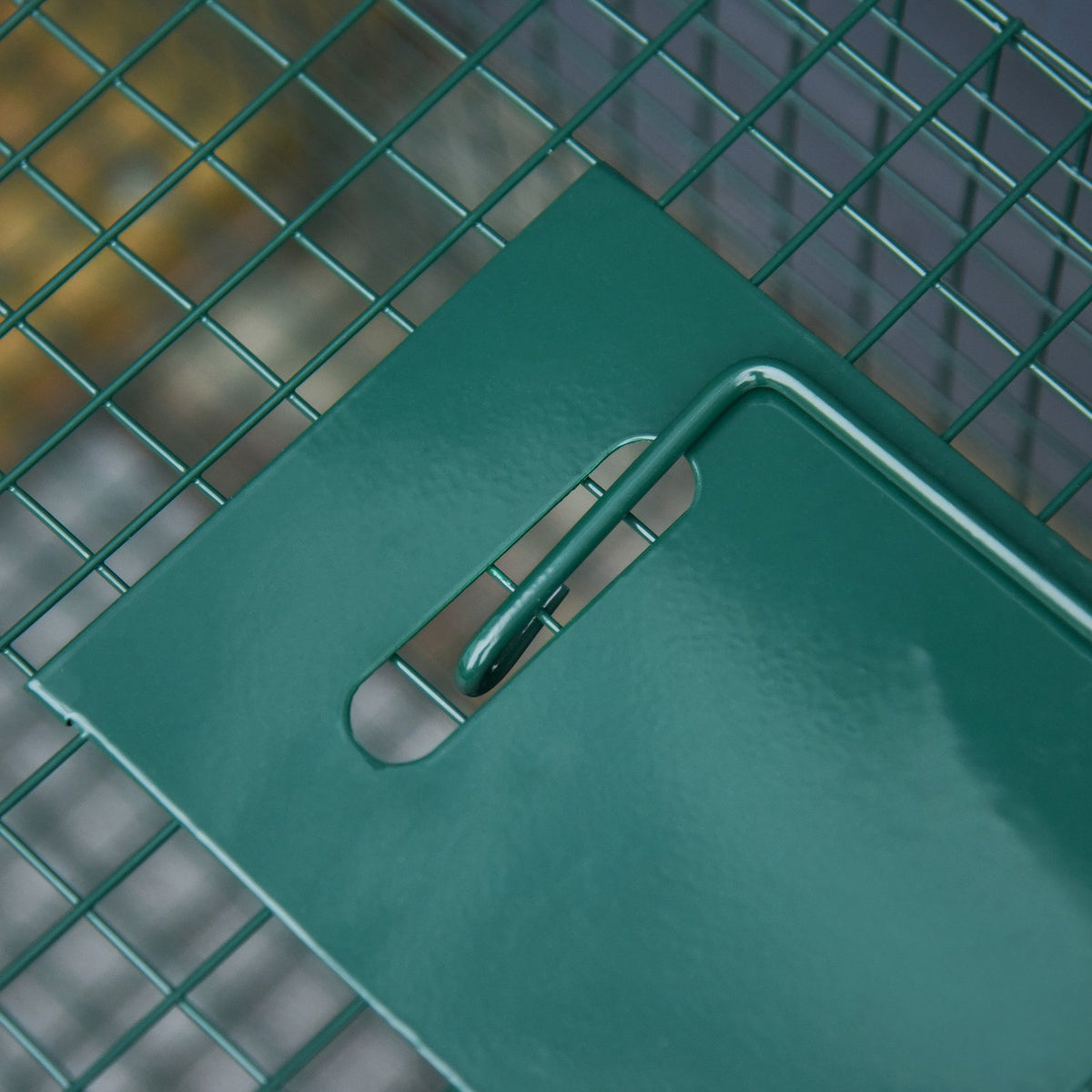 Animal Trap Marten Trap With 2 Entrances, Trap For Rabbits & Cats, Metal, Dark Green, 100X25X28Cm