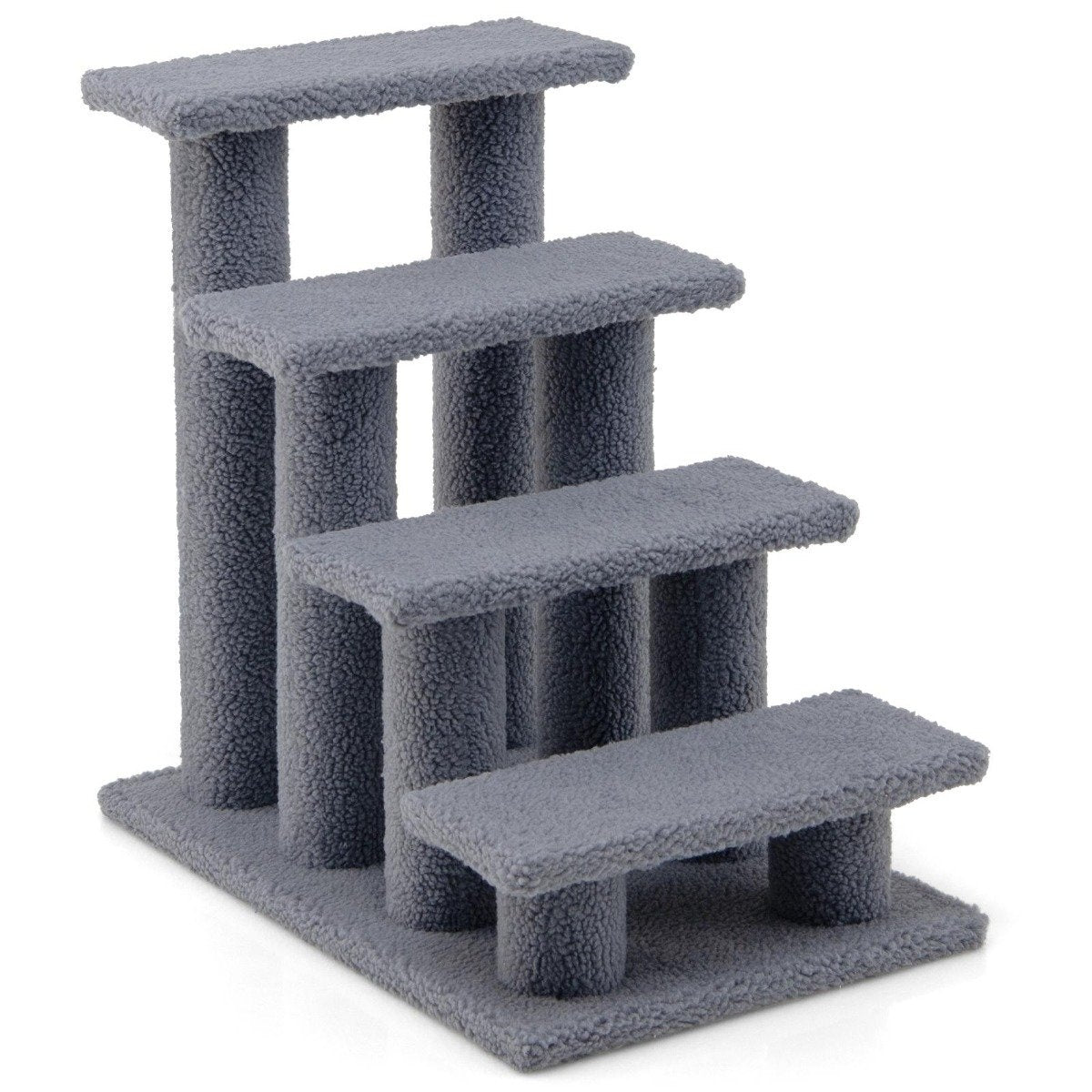 Animal stairs climbing tree cat stairs for cats up to 25 kg 61 x 41 x 60 cm gray