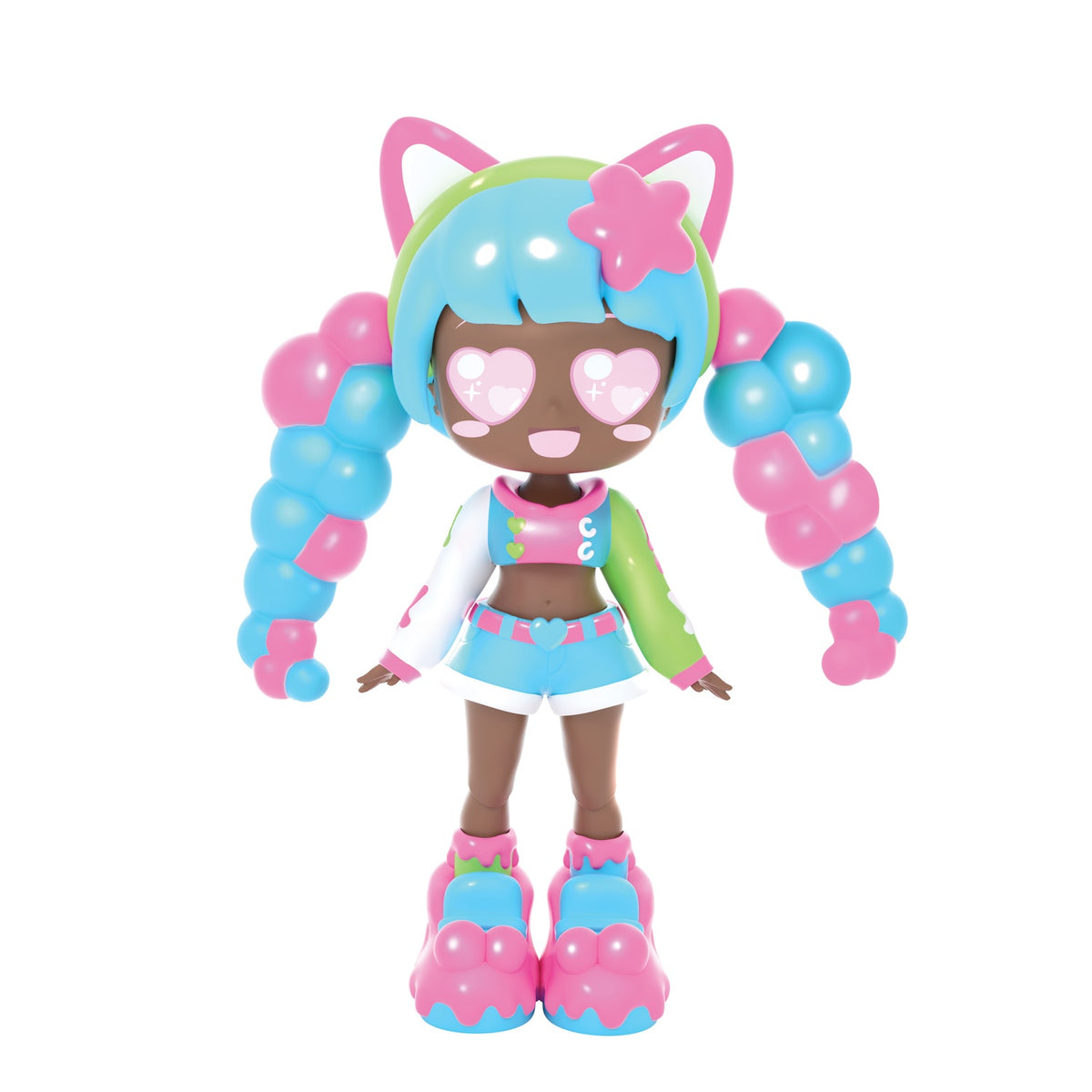 Anime Doll Set, 14cm, 32 Style Combinations