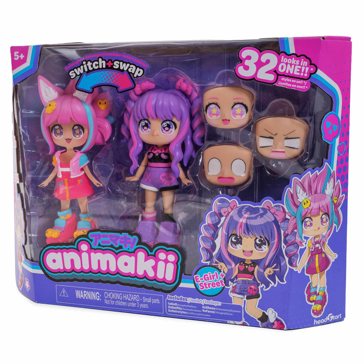 Anime-Inspired Doll Set with Outfits & Accessories