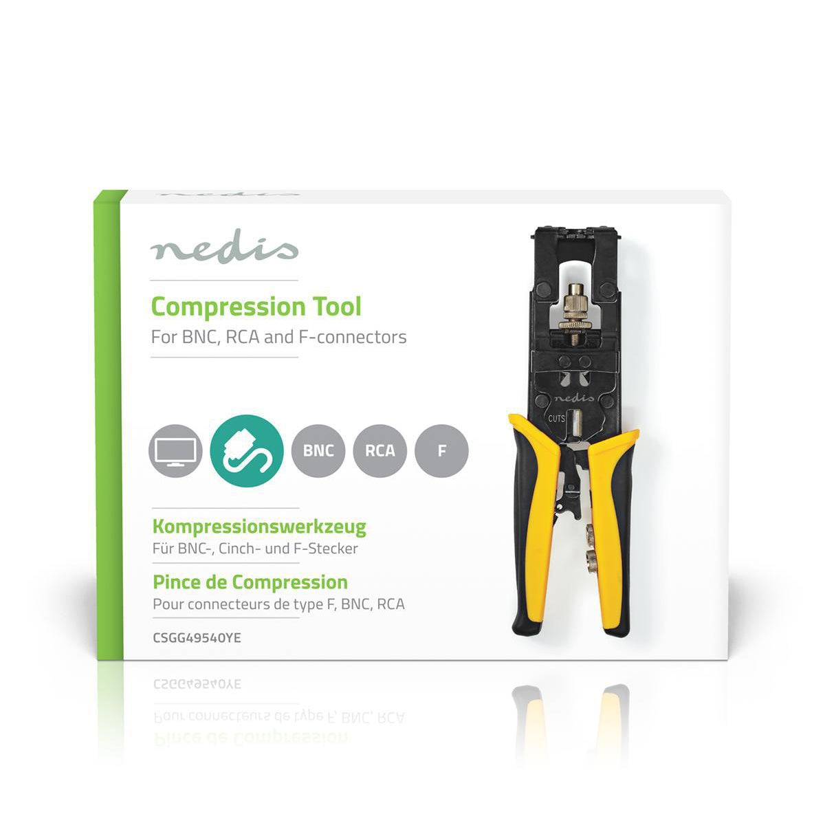 Antenna Cable Installation Tool | Pliers Tool | Yellow / Black | ABS / Steel