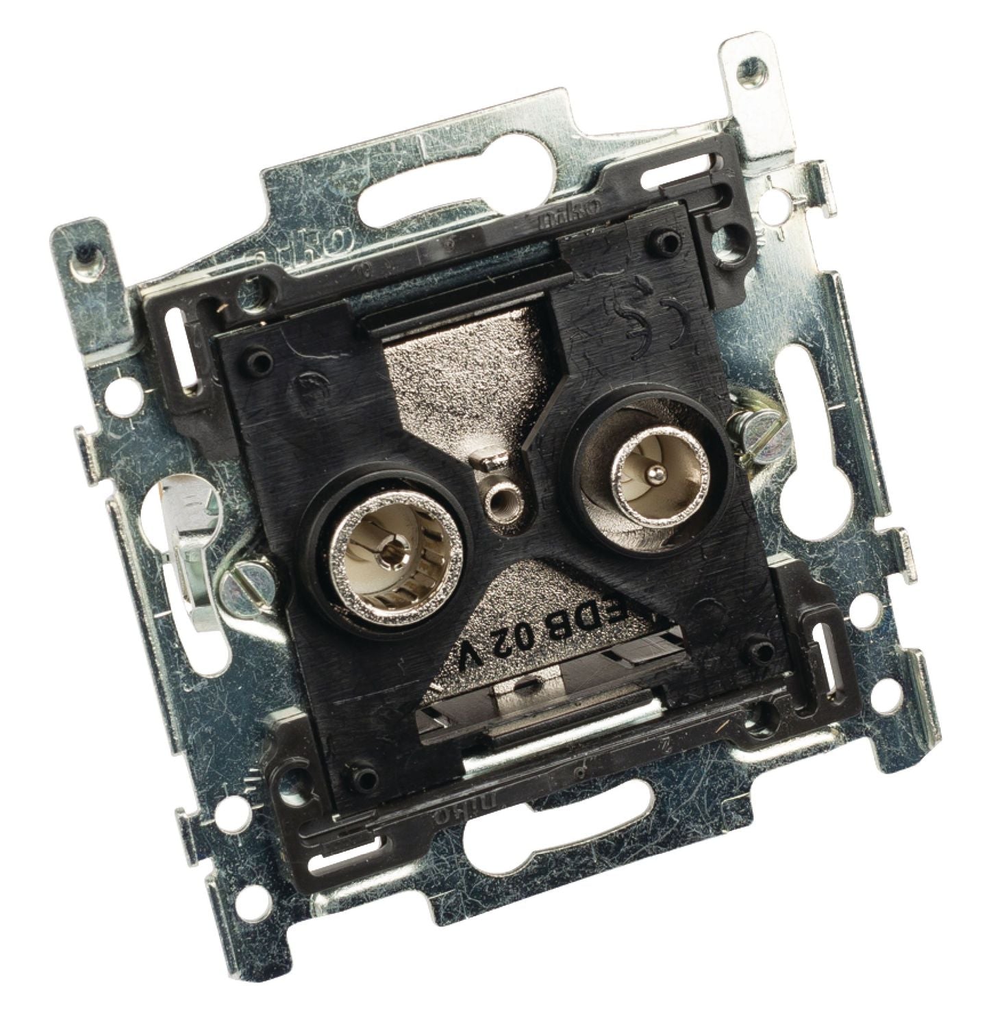 Antenna Wall Box Bypass 1.5 dB Black/Silver