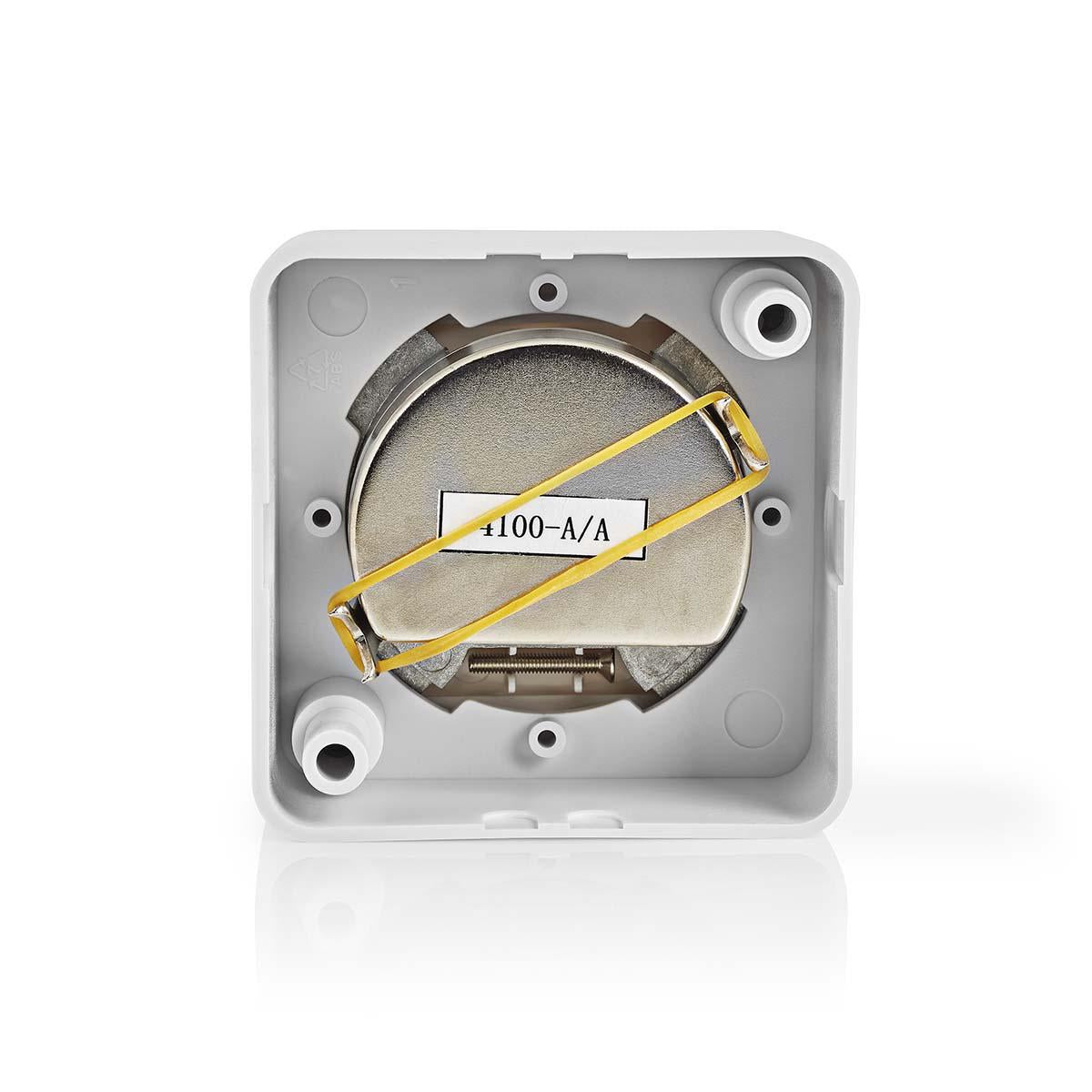 Antenna end box | 1x F-Connector Female / 1x IEC Connector Male / 1x IEC Connector Male | 75 Ohm | Return route | Silver / White