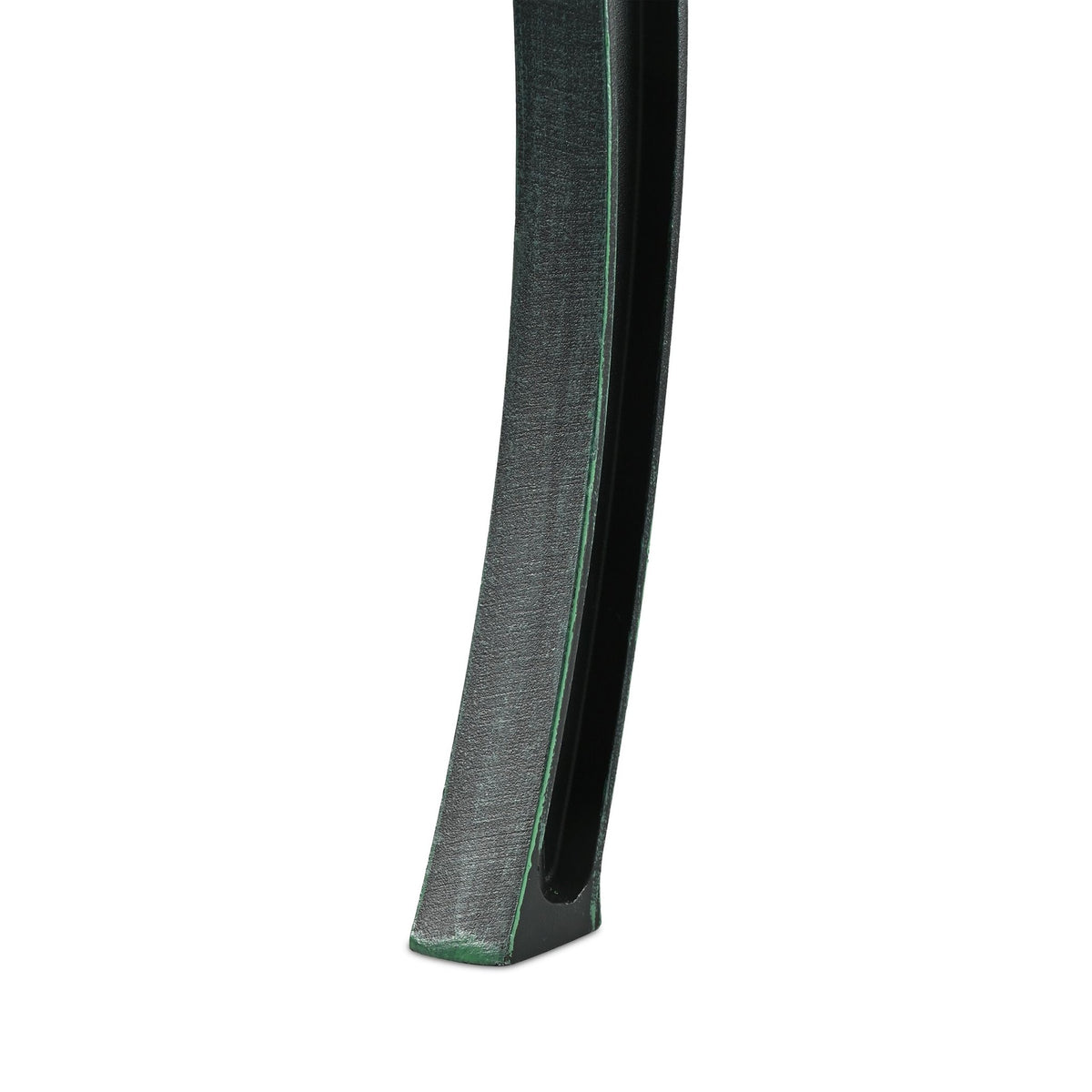 Antique Metal Garden Bench, Black & Green