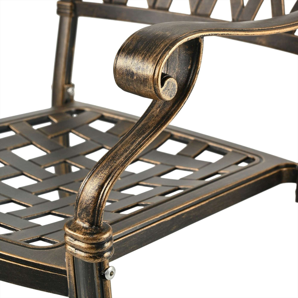 Antique Metal Garden Chair – Vintage Outdoor Seating
