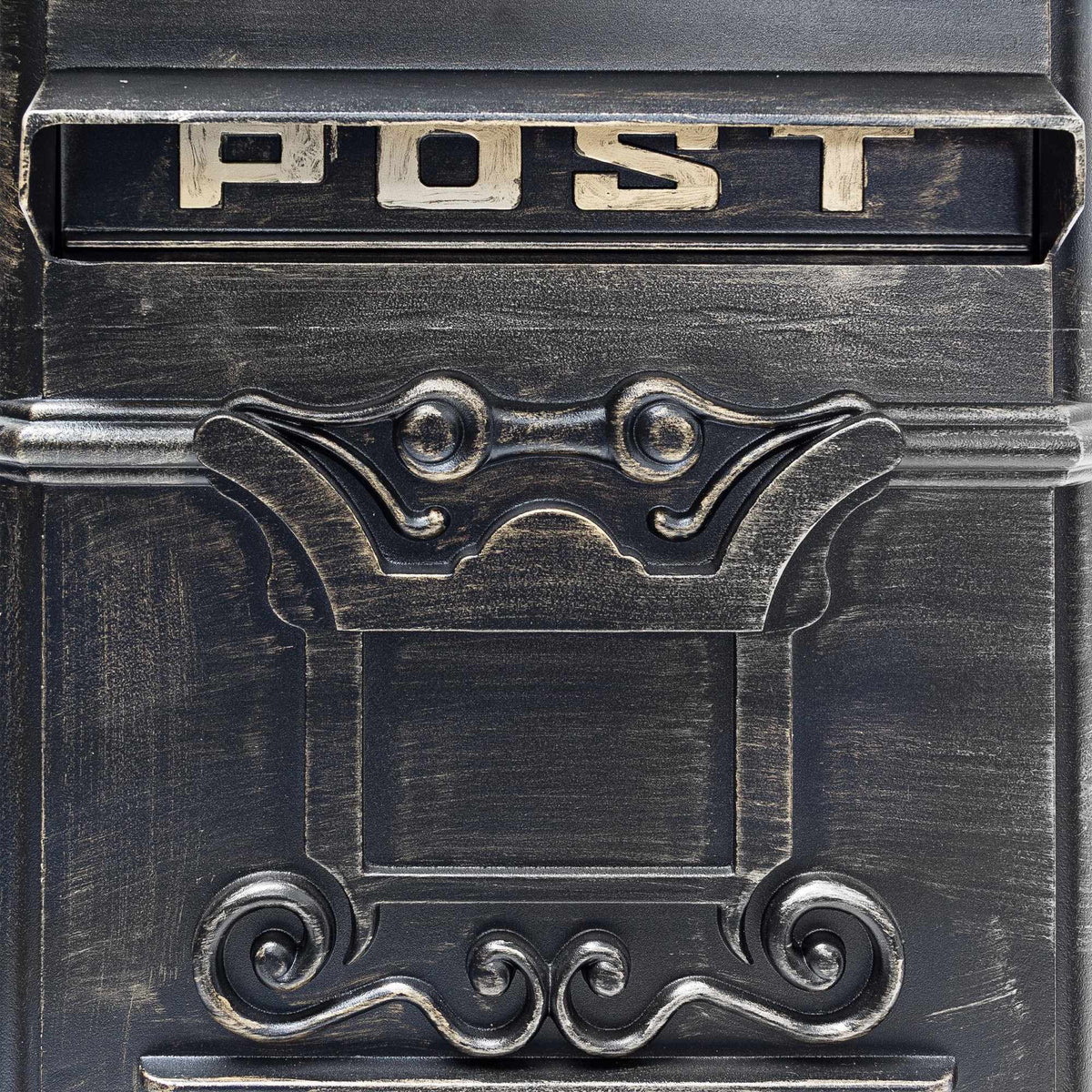 Antique Style Freestanding Mailbox, Cast Aluminium