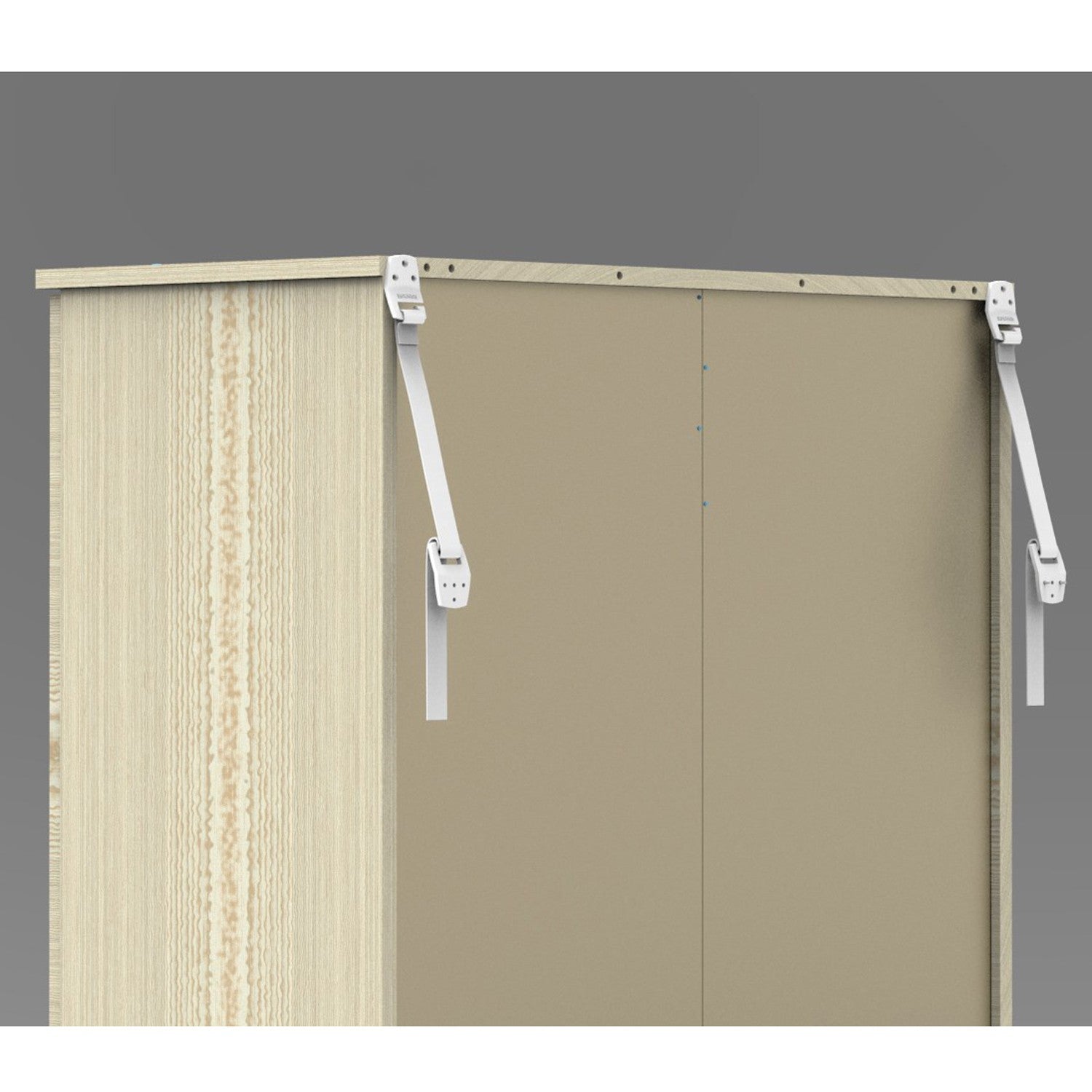 Anti-tip furniture strap