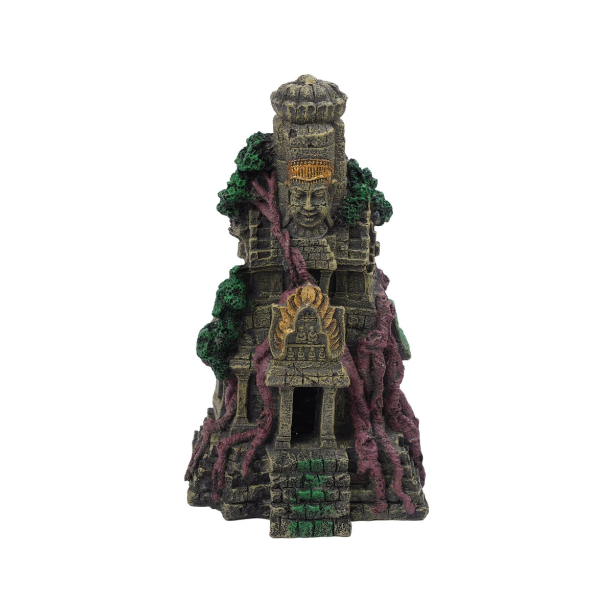 Aquarium Temple Ornament, Polyresin Cave Hideaway