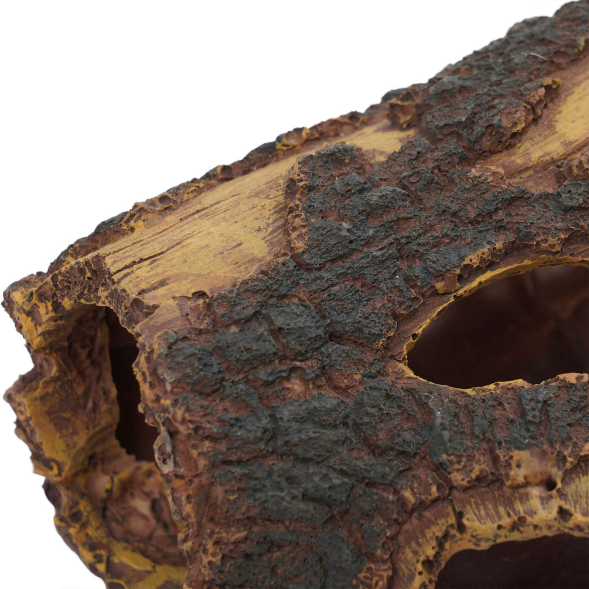 Aquarium Tree Trunk Cave Decor, Non-Toxic Resin