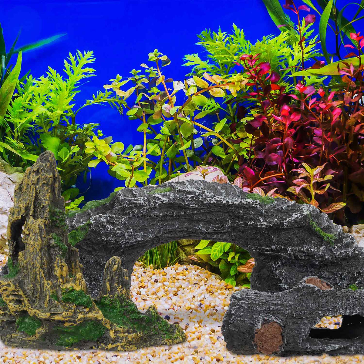 Aquarium decoration, 3 parts