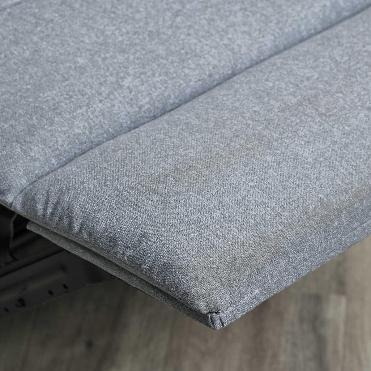 Armchair, Relaxation Chair, Tv Armchair With Reclining Function, Side Pocket, Linen-Like Polyester, Gray, 90 X 96 X 98 Cm