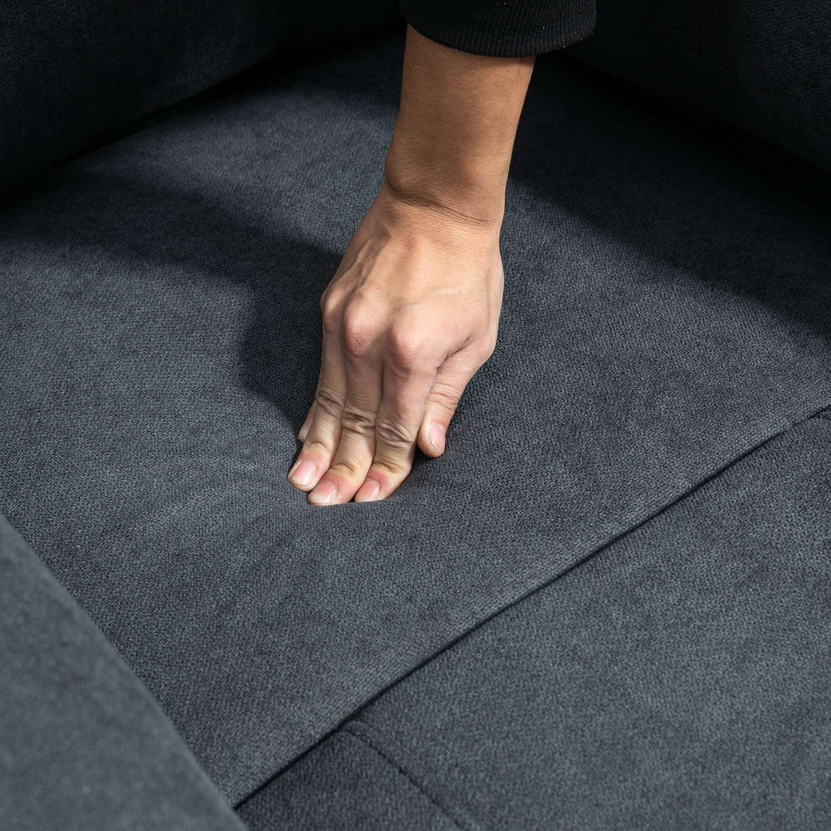 Armchair With Stand-Up Aid, Relaxation Chair With Reclining Function, Massage Chair With Side Pocket, Tv Chair With Remote Control, Gray