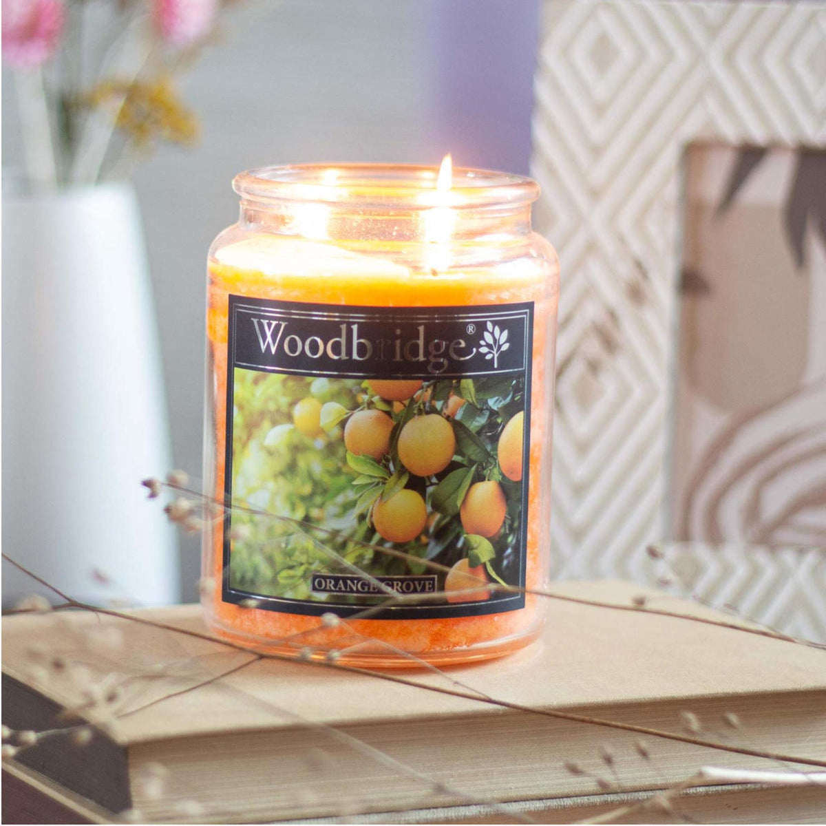 Aroma Candle in Glass Jar, 130-Hour Burn Time