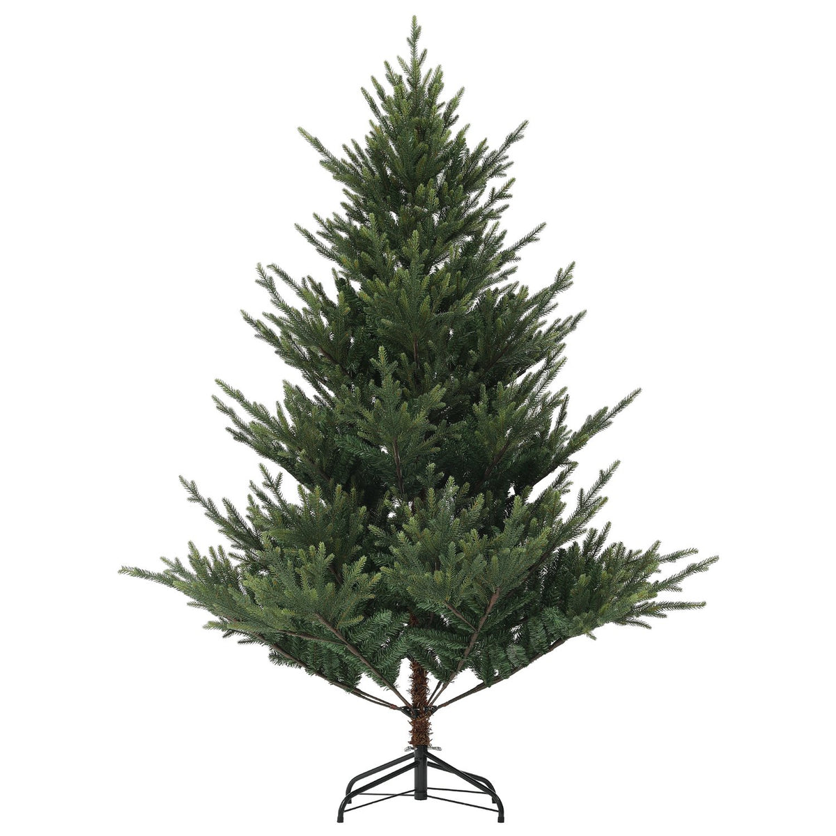 Artificial Christmas Tree, 180cm Christmas Tree with 1046 Tips, Steel Stand, Flame Retardant, for Christmas Decoration, Indoor, Green