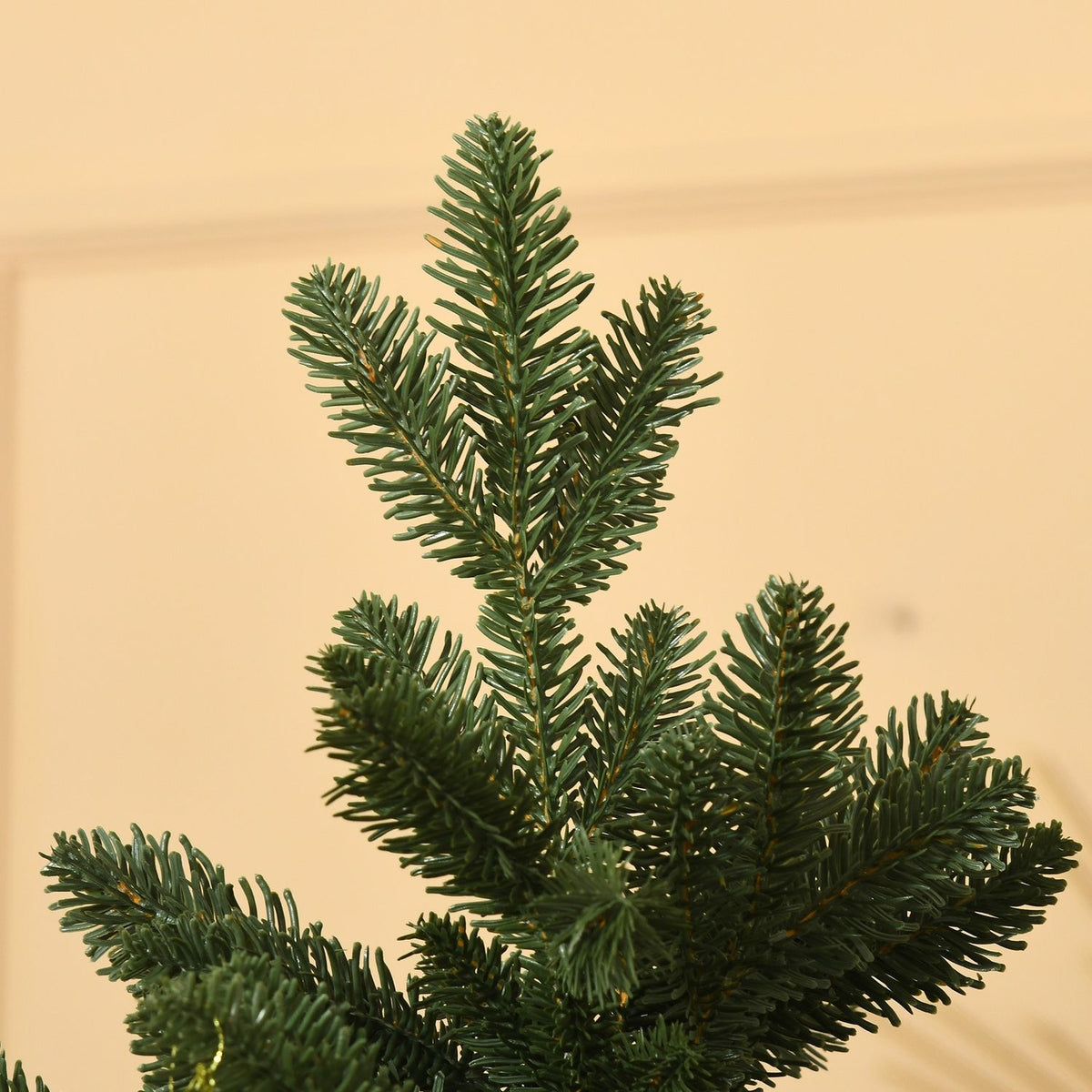 Artificial Christmas Tree 1.8 M Christmas Tree Pvc Pe Metal Green Ø90 X 180 Cm