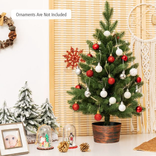 Artificial Christmas Tree 60 cm, Potted, 50 Tips, PE