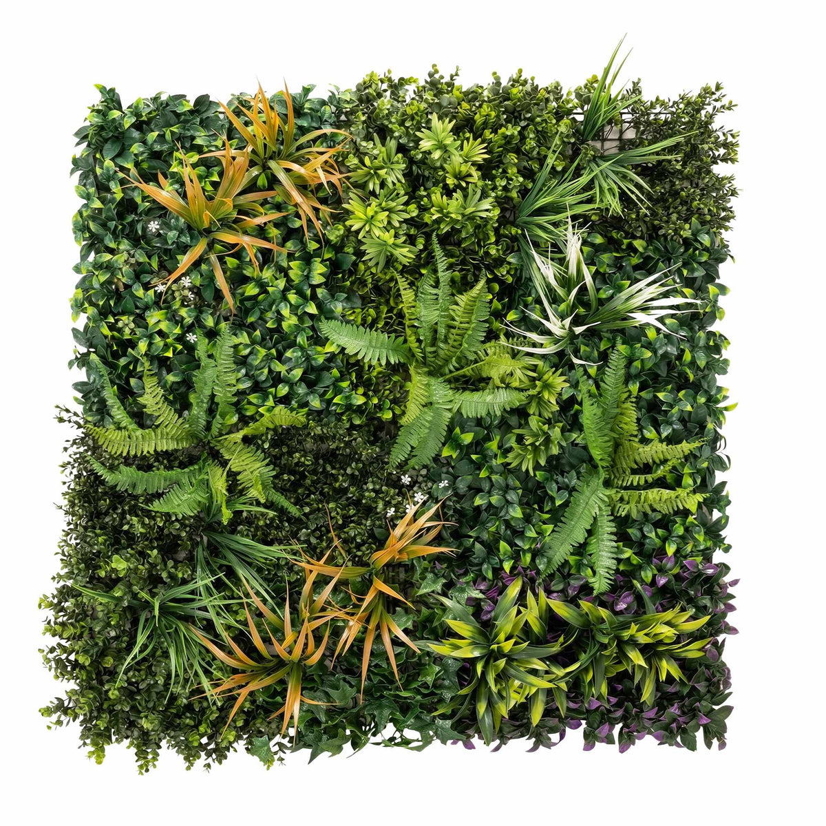 Artificial Hedge Panel, 100x100 cm, UV Resistant