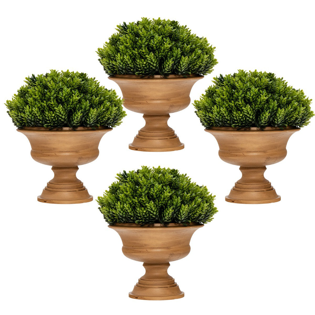 Artificial Mini Potted Plants Set Of 4 For Home, Office
