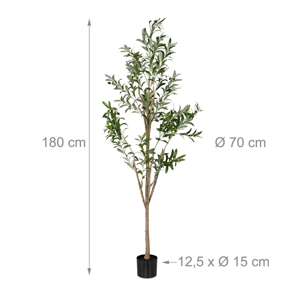 Artificial Olive Tree in Pot – Realistic Decor
