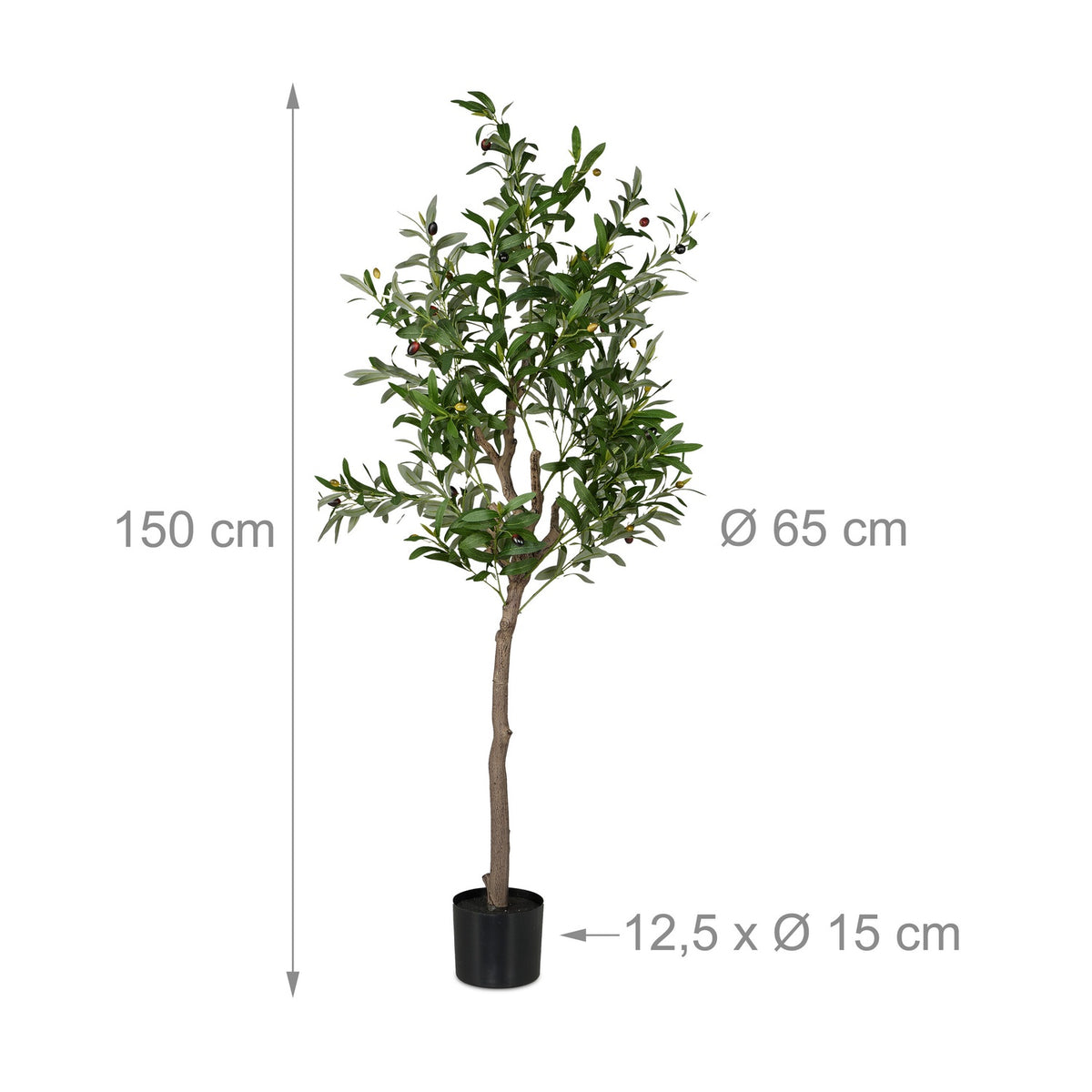 Artificial Olive Tree in Pot – Realistic Decor