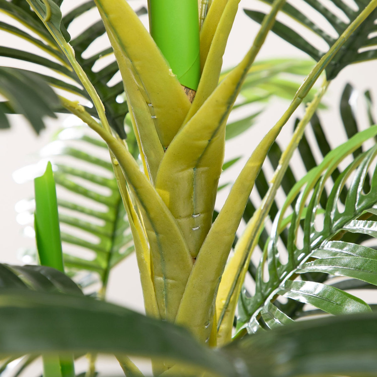 Artificial Palm Tree 190 cm Artificial Plant, Plastic Artificial Plants in Pot Artificial Palm, Fake Plant for Living Room Bedroom Office Garden Modern Decoration Gift