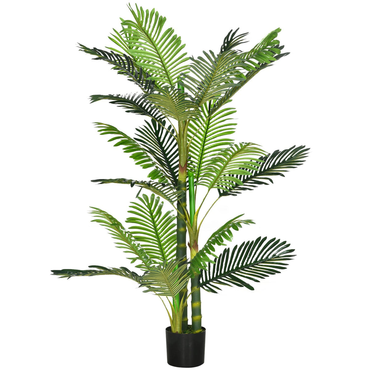 Artificial Palm Tree Artificial Plant Cement Filling 150Cm Indoor Green