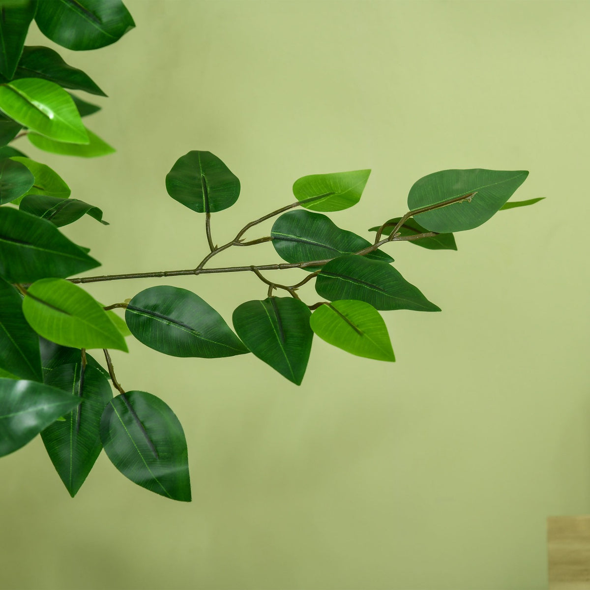 Artificial Plant, 150cm Artificial Plant with Planter, Artificial Moss, Artificial Ficus Artificial Tree, Houseplant for Living Room, Green