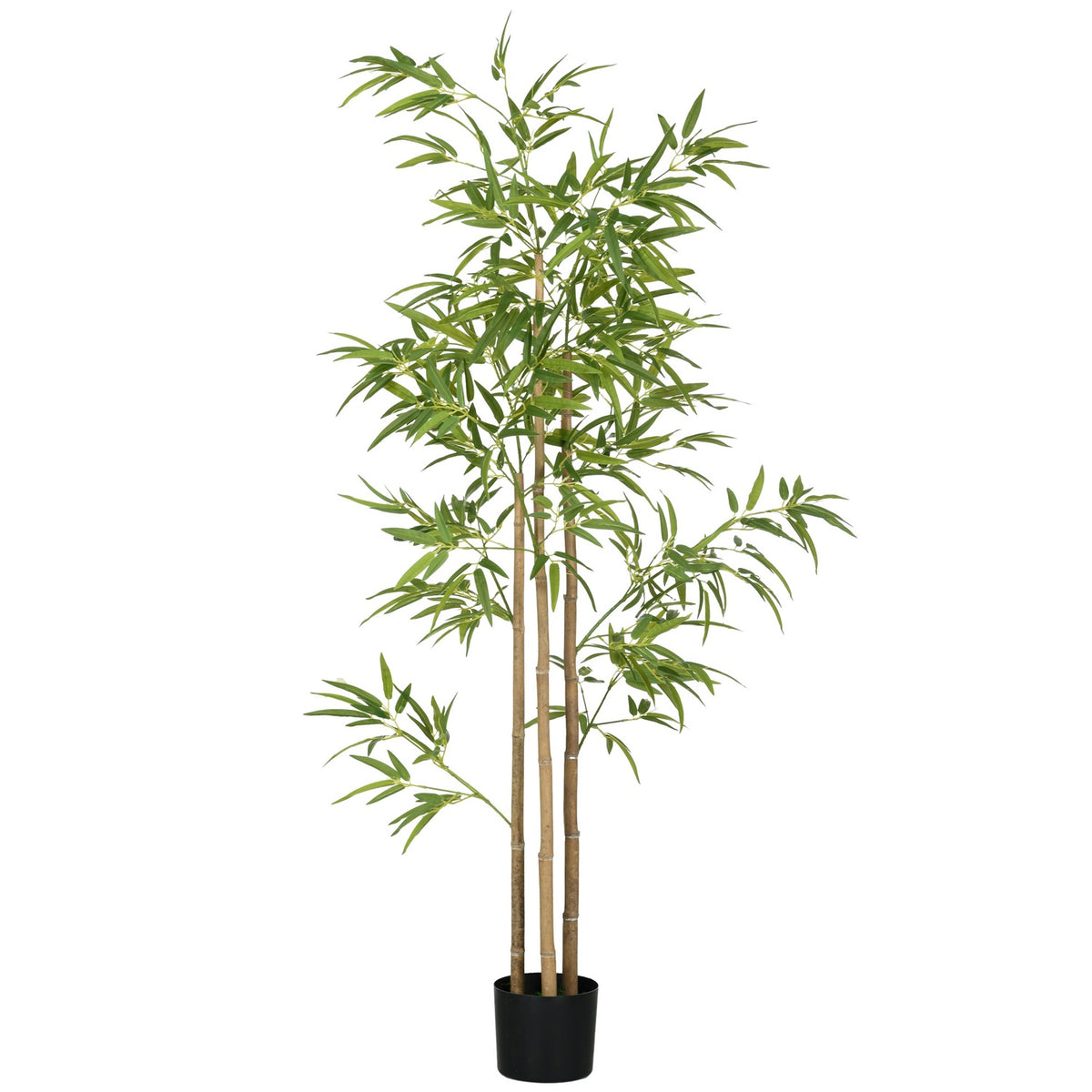 Artificial Plants, Artificial Bamboo, 180 cm Artificial Plant with 830 Leaves, Houseplant, Artificial Tree, Plant Decoration for Indoor, Green