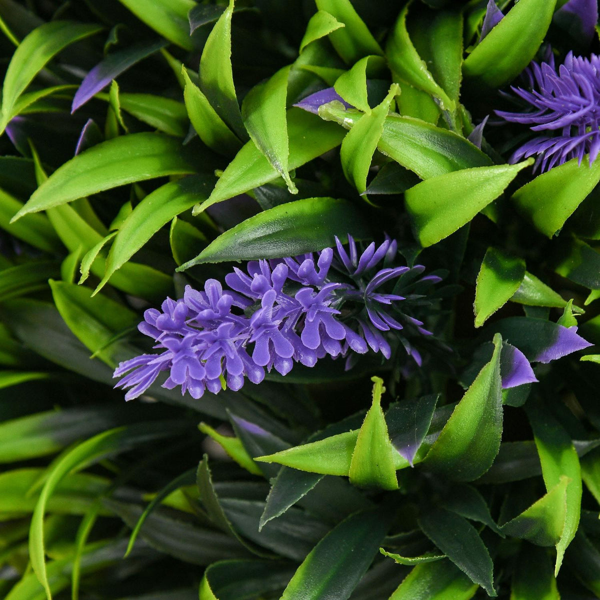 Artificial Plants Set of 2, UV Resistant Artificial Plant in Flower Pot, 70cm Houseplant with Lavender for Living Room, Garden