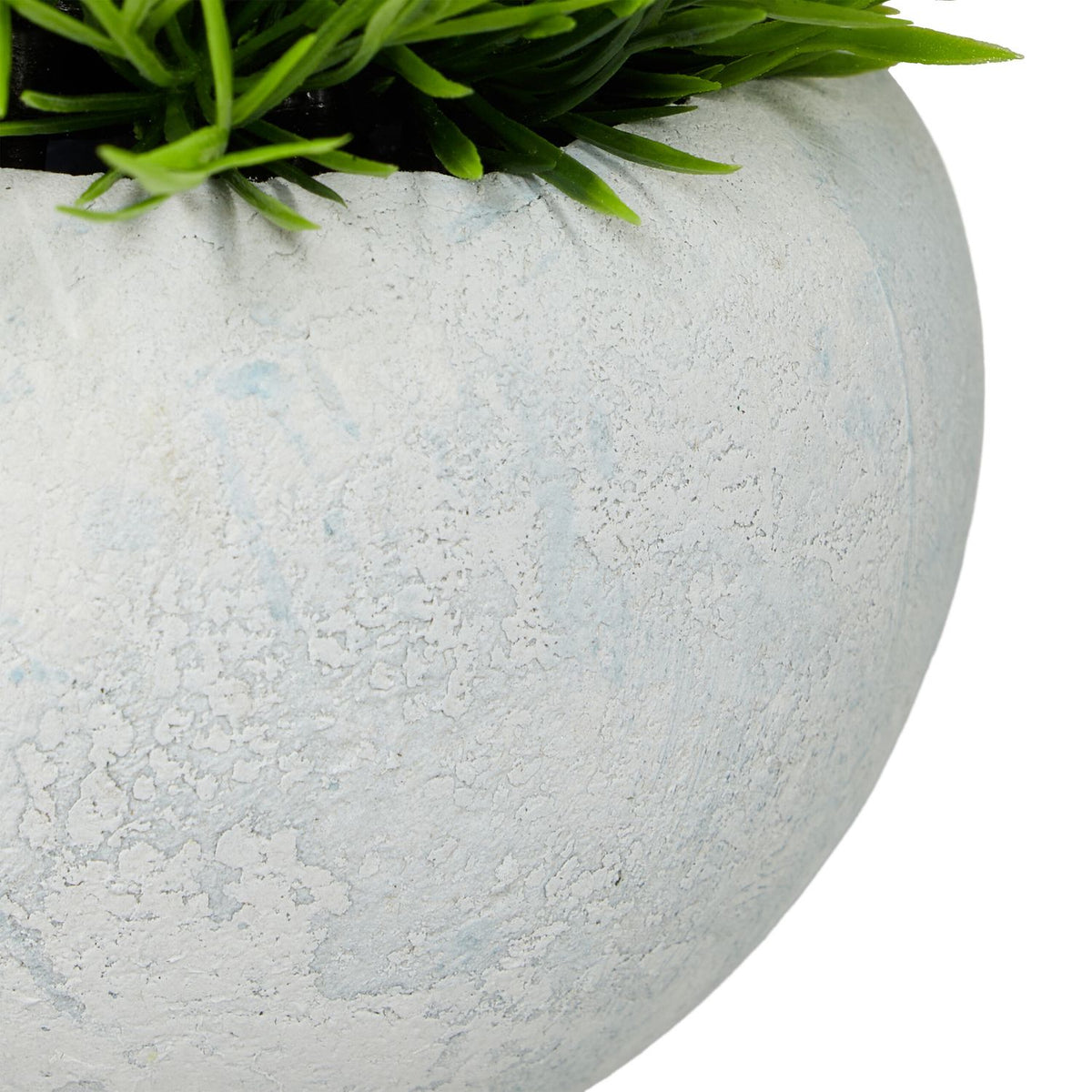 Artificial Plants Set of 3 in Grey Concrete Pots