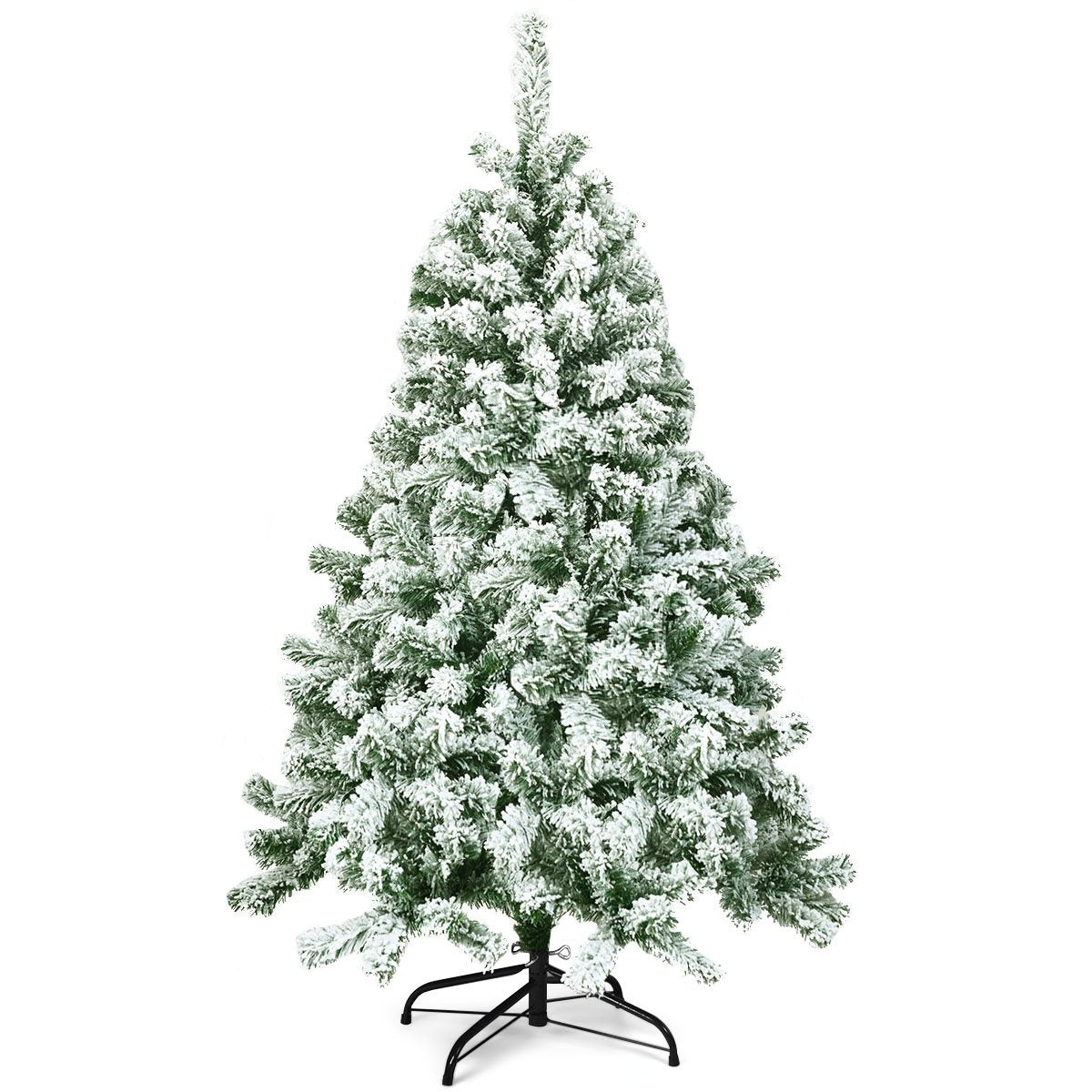 Artificial Snow-Covered Christmas Tree, 180 cm, PVC Needles