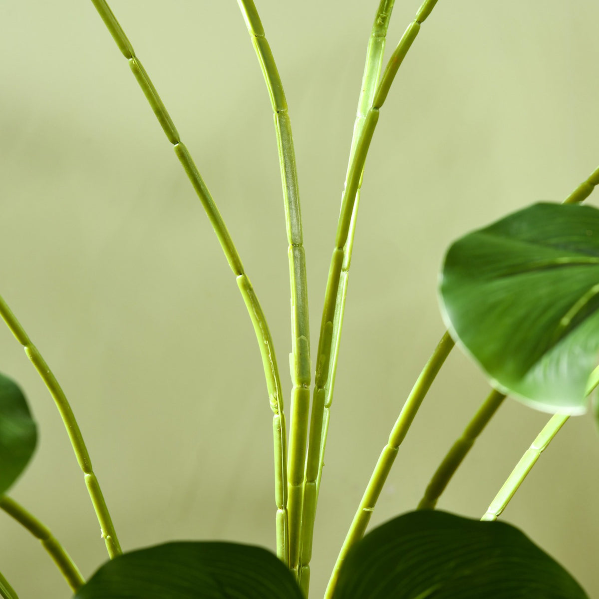 Artificial plants, artificial Monstera Deliciosa, 180 cm artificial plant with 24 branches, houseplant, artificial tree, plant decoration for indoor, green