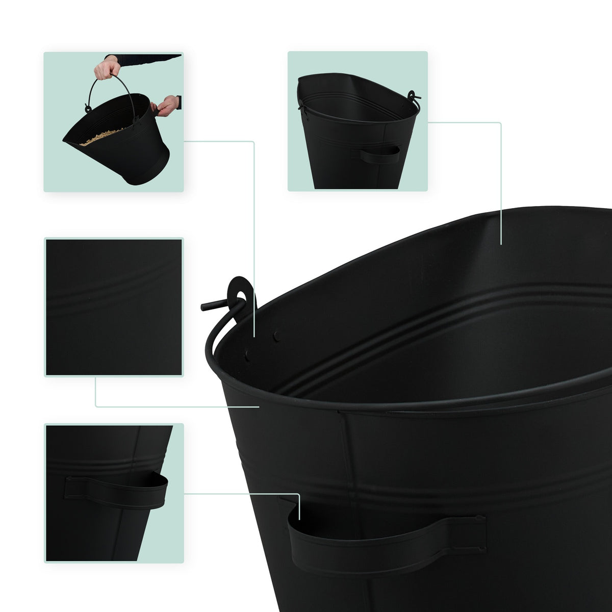 Ashtray with shovel 11 l