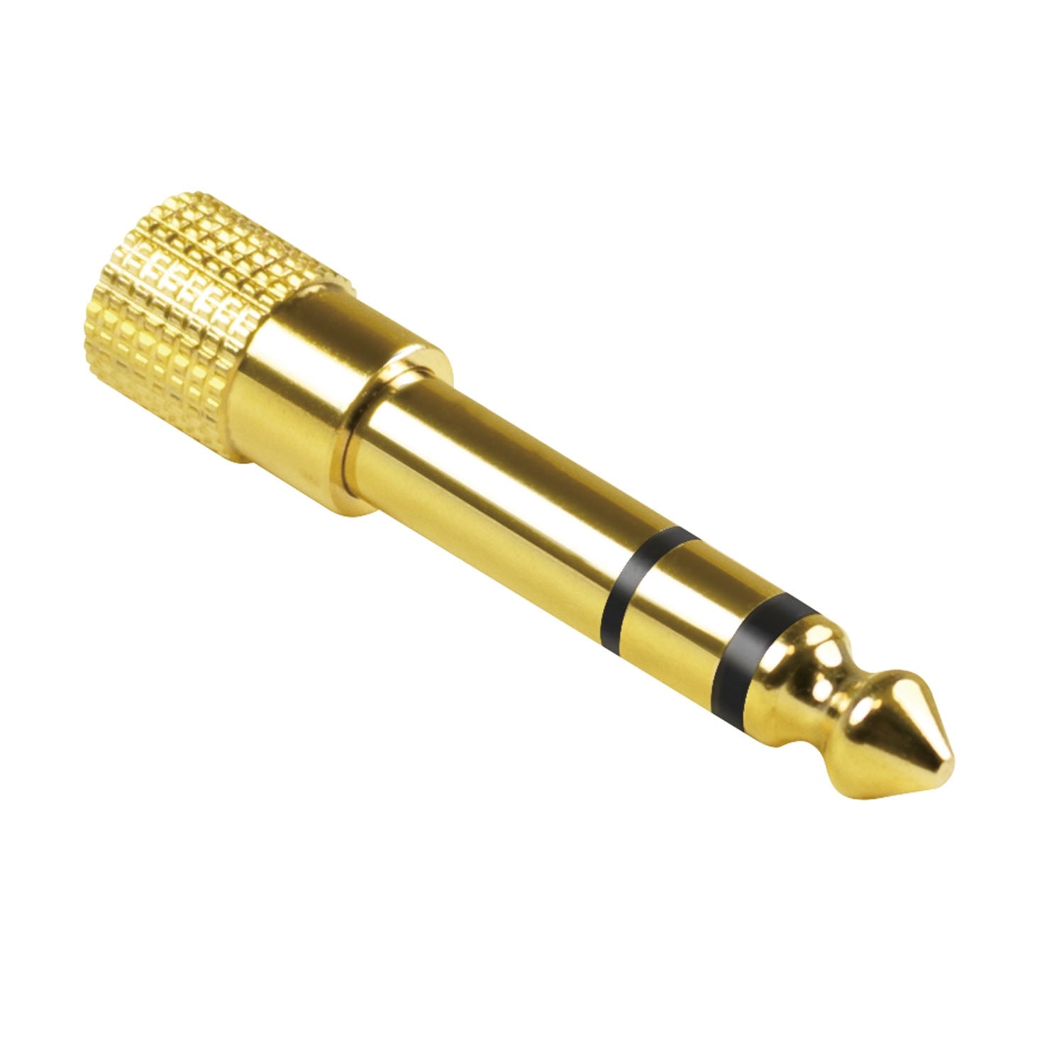 Audio Adapter 6.35mm Male to 3.5mm Female, Gold-Plated
