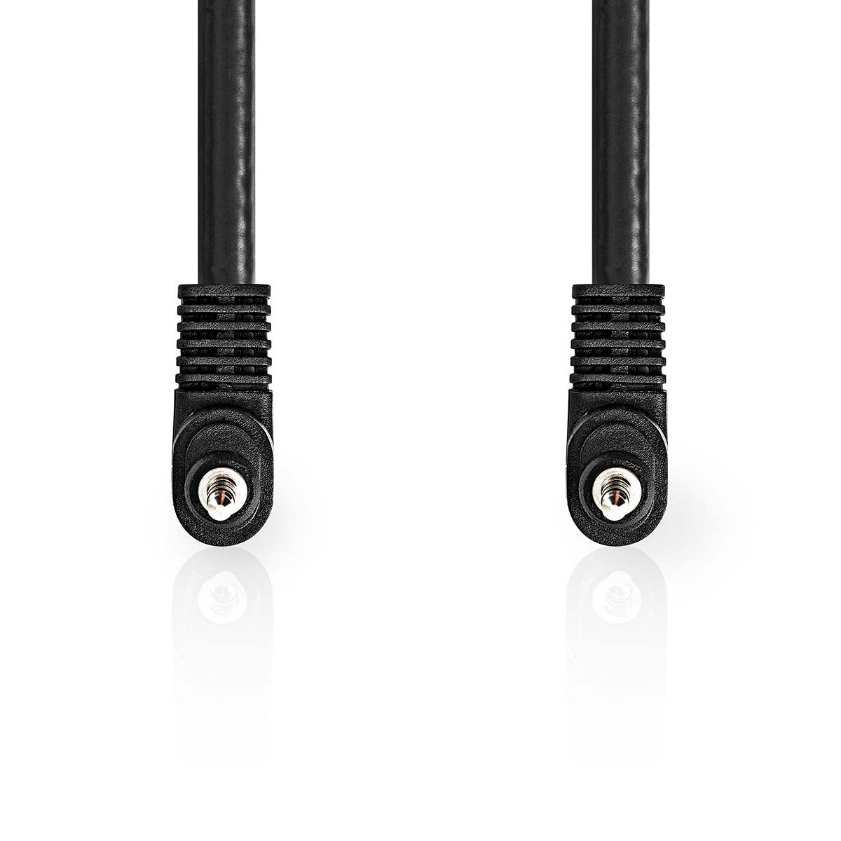 Audio Video Cable | 3.5 mm Male | 3.5 mm Male | Nickel Plated | 2.00 m | Round | PVC | Black