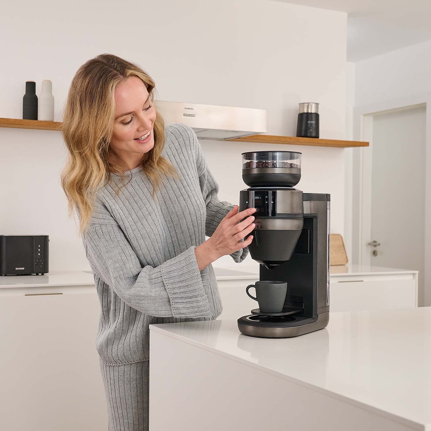 Automatic Coffee Maker with Thermos, 2L, 1520W