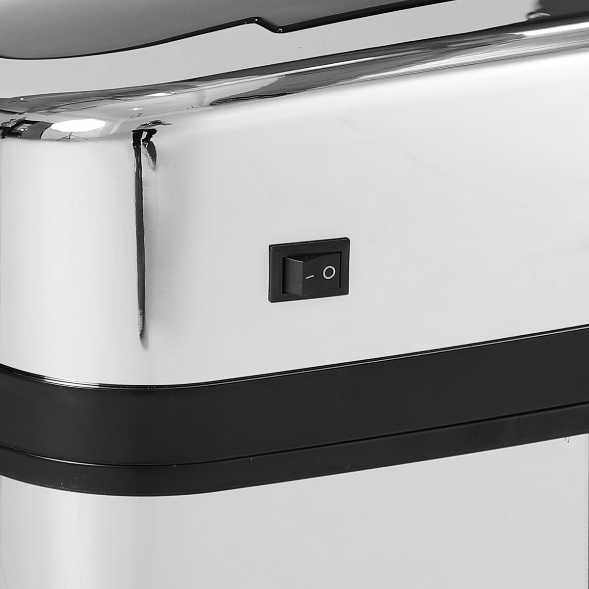 Automatic Sensor Rubbish Bin Ir Sensor, 30L, Square, Optional Inner Bin, Stainless Steel