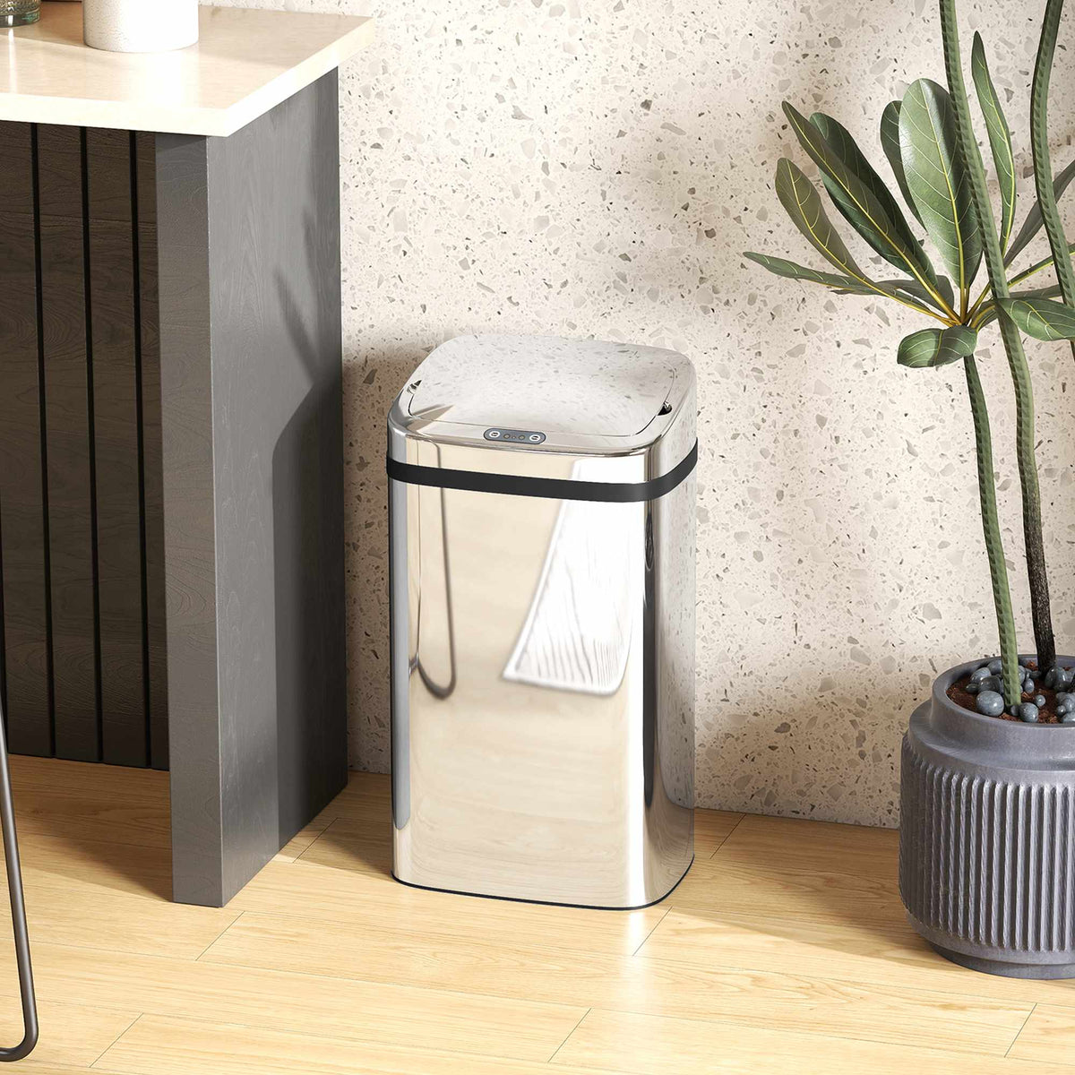 Automatic Sensor Trash Can, 30L Stainless Steel