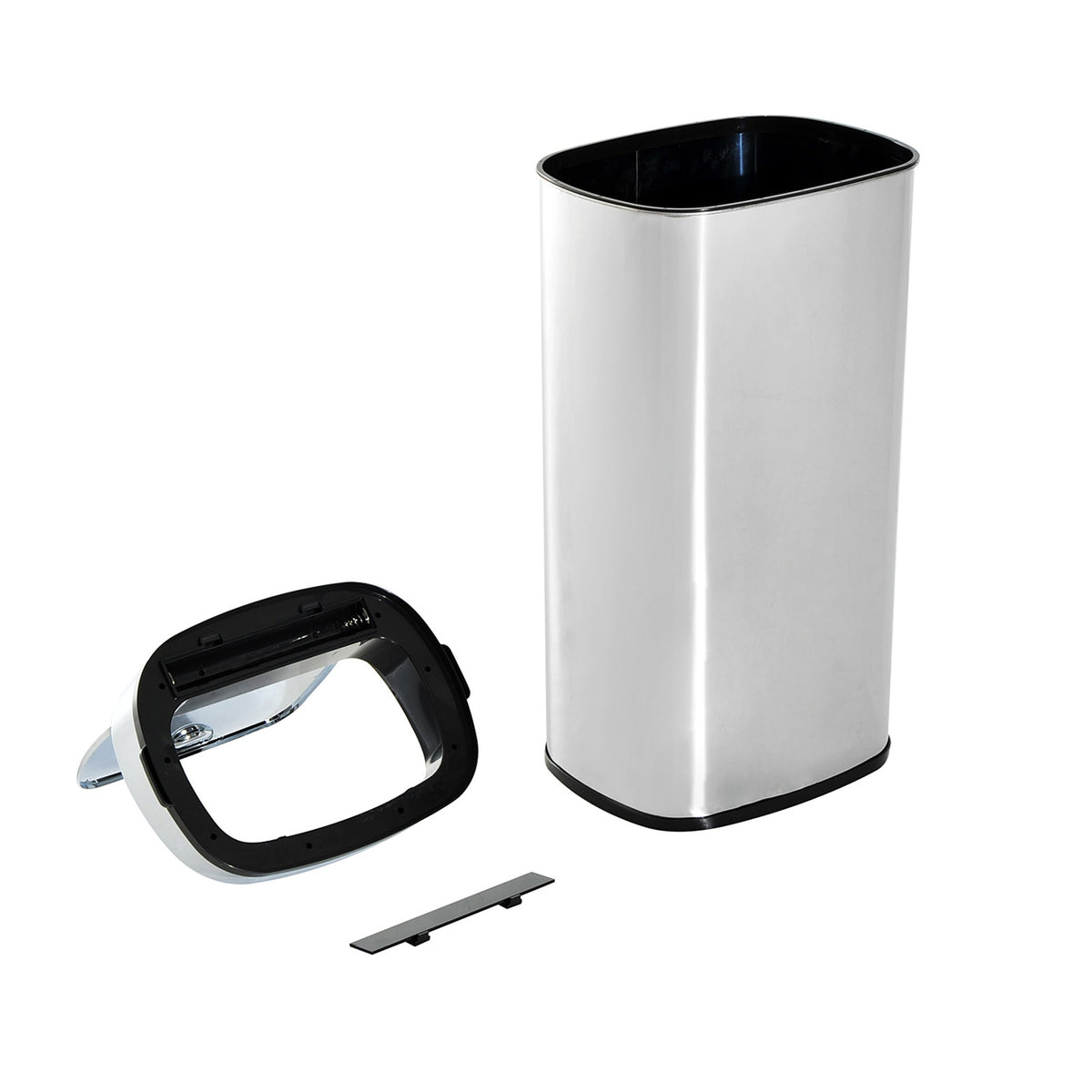 Automatic Waste Bin With Sensor, Kitchen, Stainless Steel, Silver, 68L