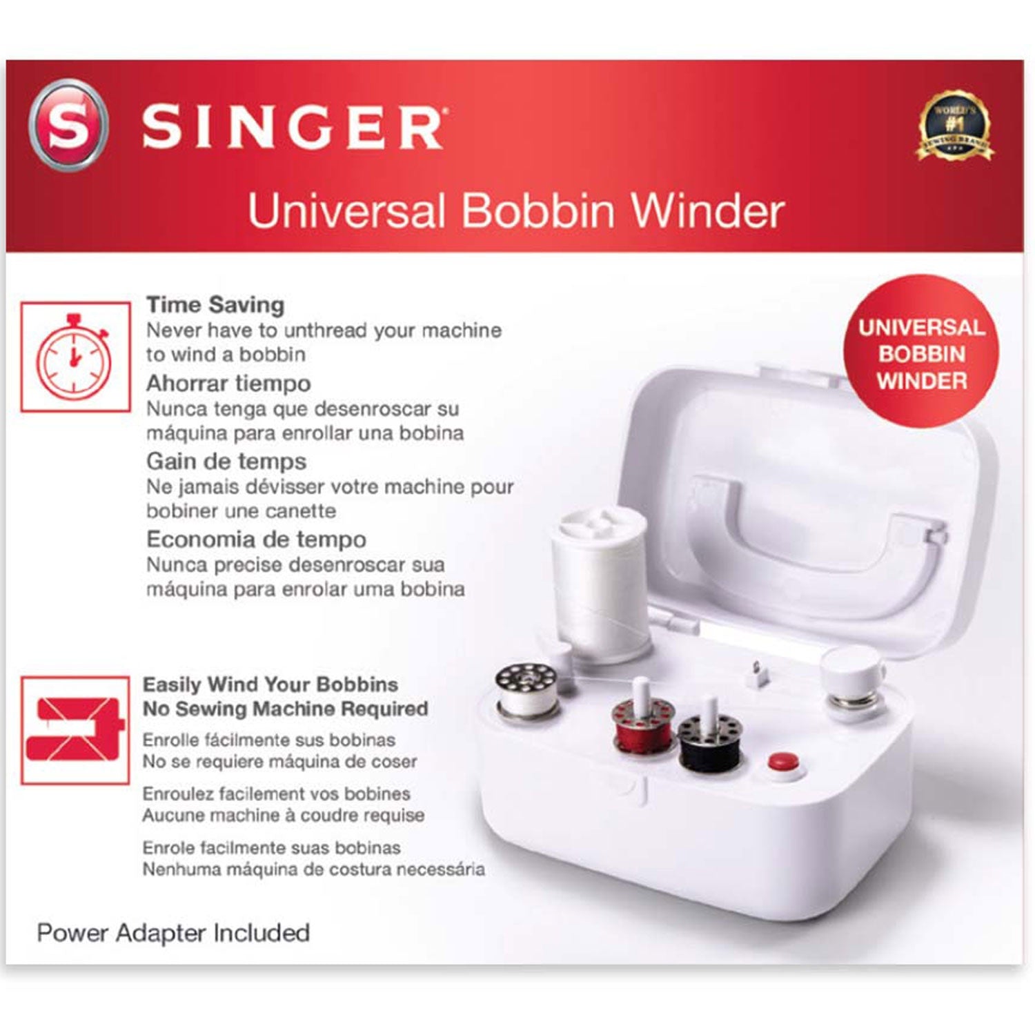 Automatic thread winder. Battery operated
