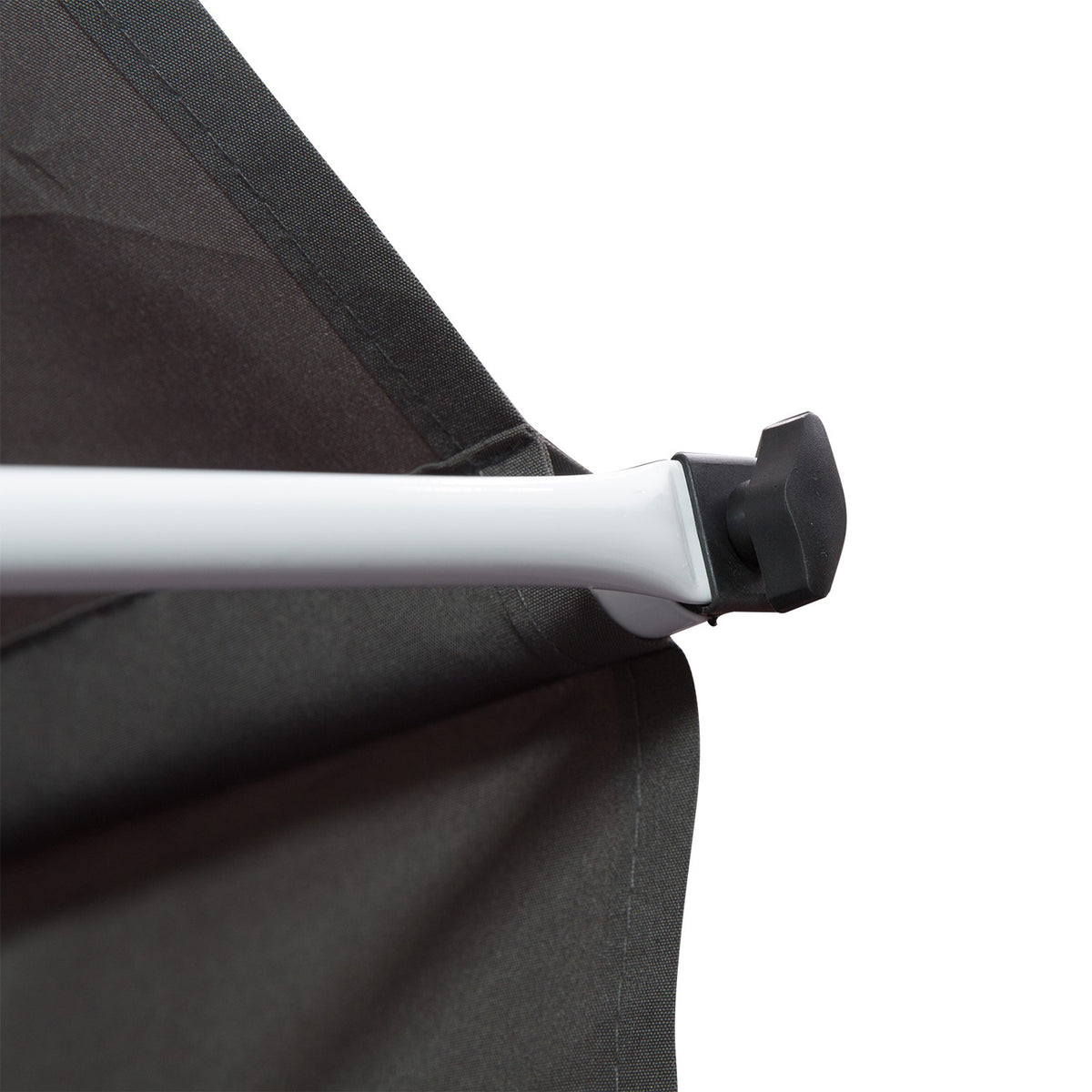 Awning Clamp Awning Folding Arm Awning Sun Protection Folding Arm Hand Crank Balcony Aluminum Gray 300 X 150Cm