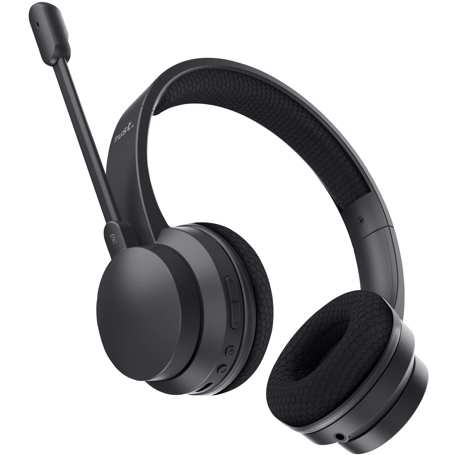Ayda Wireless PC Headset Bluetooth ENC Black