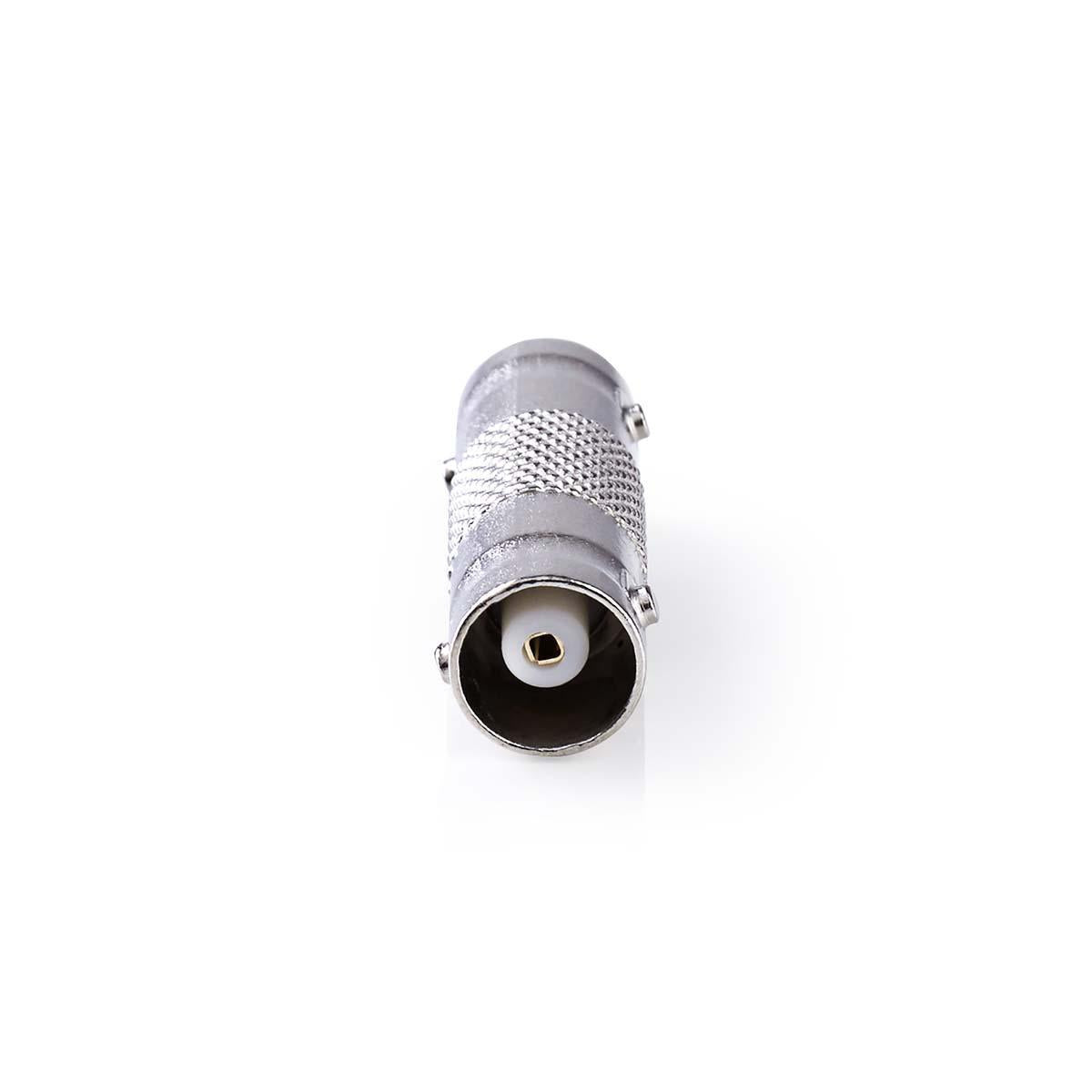 BNC Adapter | BNC Female | BNC Female | Nickel Plated | 50 Ohm | Straight | Metal | Silver | 10 pieces. | Envelope