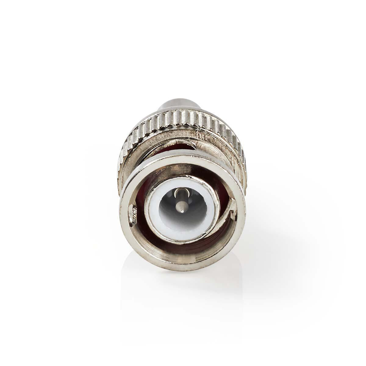 BNC connector | Straight | Male | Nickel plated | 50 Ohm | Shrink | Cable input diameter: 6.0 mm | Steel | Silver | 25 pcs. | Envelope