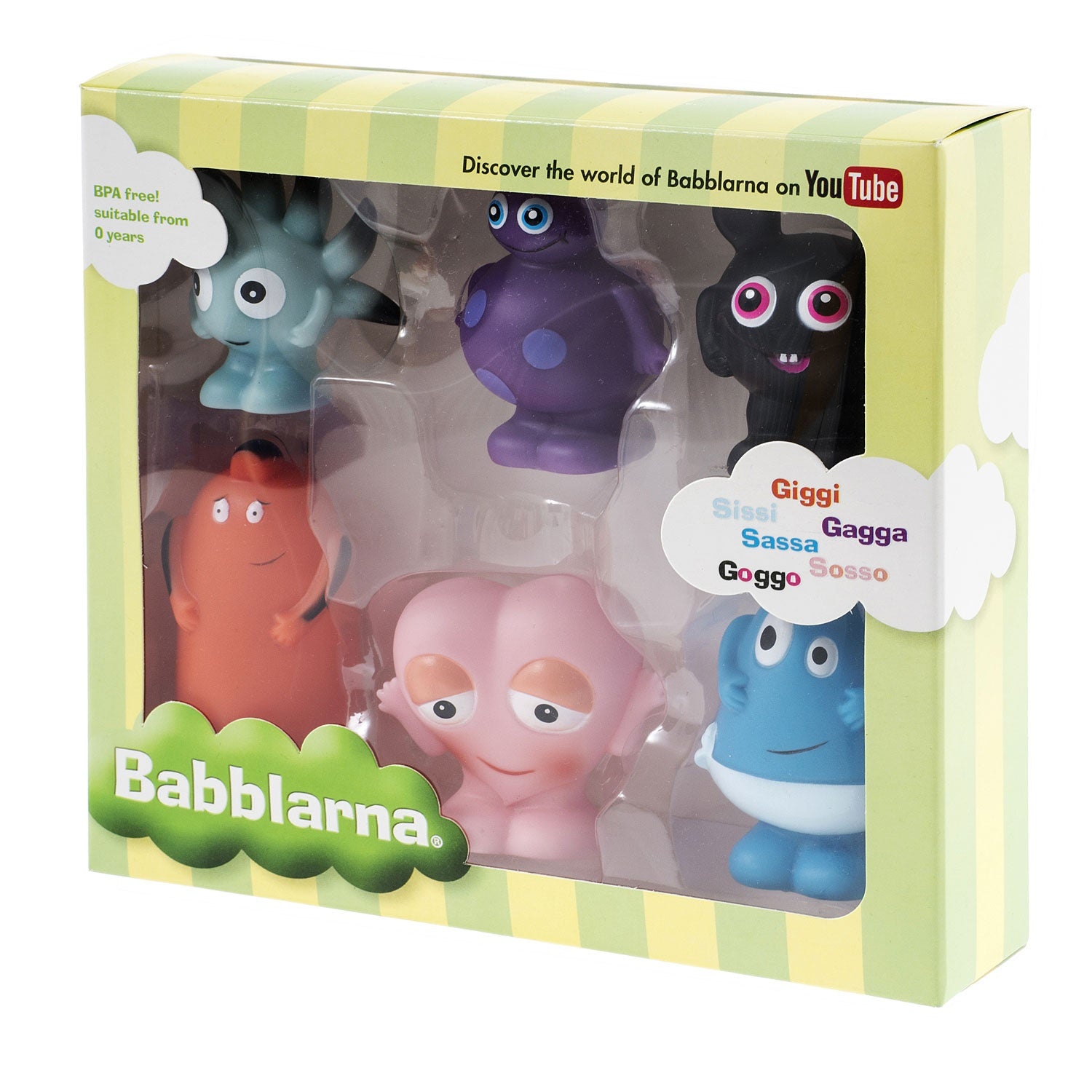 Babblerna Plastic figures, GS Mix 6pcs