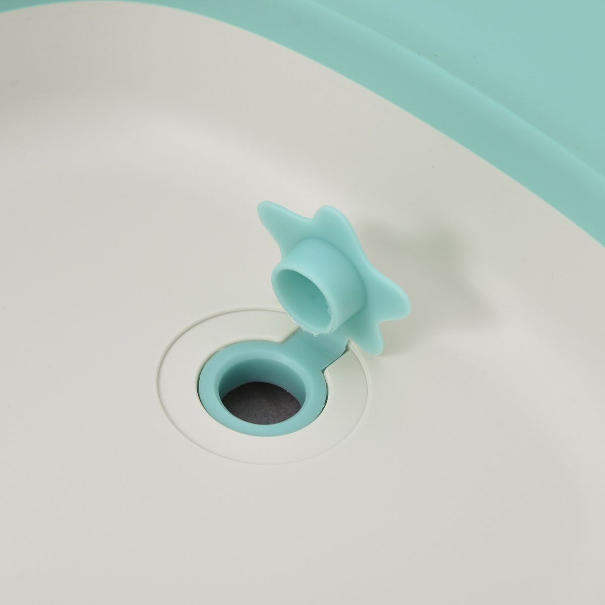 Baby Bathtub Ergonomic & Foldable Baby Bath, Plastic, Green, 84.5X50.5X24Cm