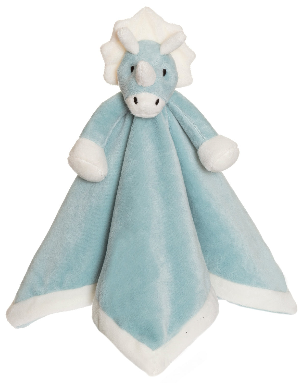 Baby Comforter, Soft Dino Blanket, 35x35 cm, Teal