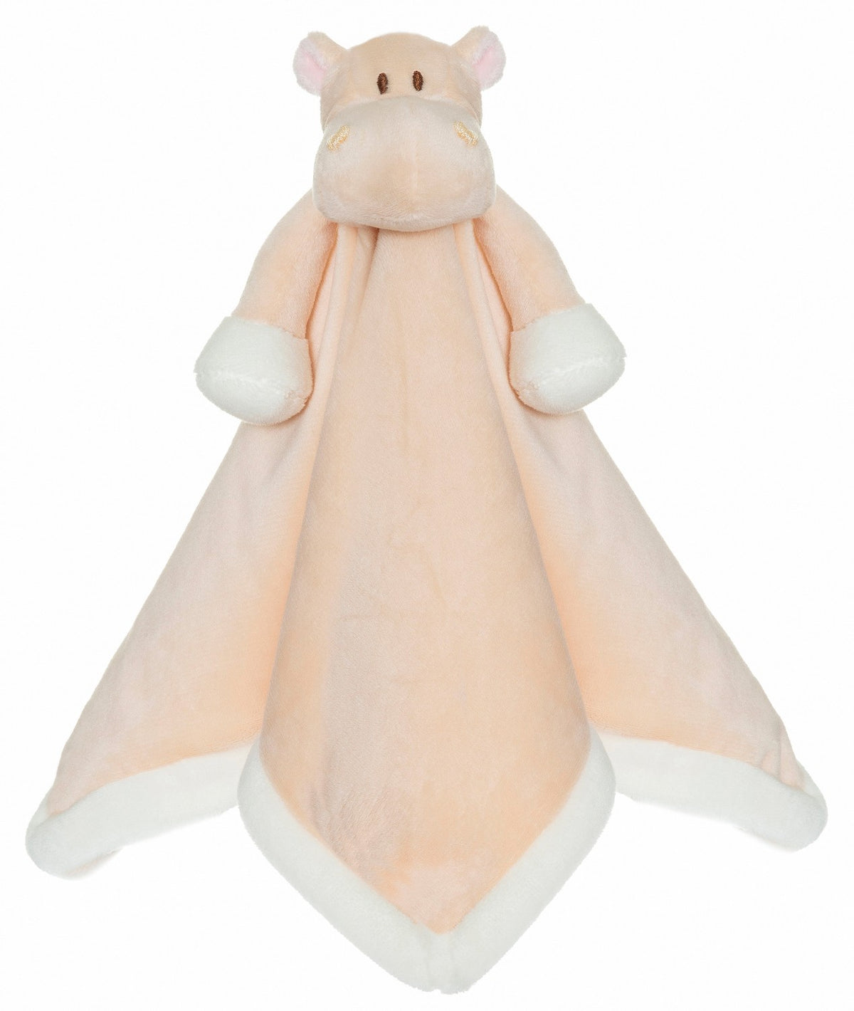 Baby Comforter, Soft Hippo Blanket, 35x35 cm, Washable