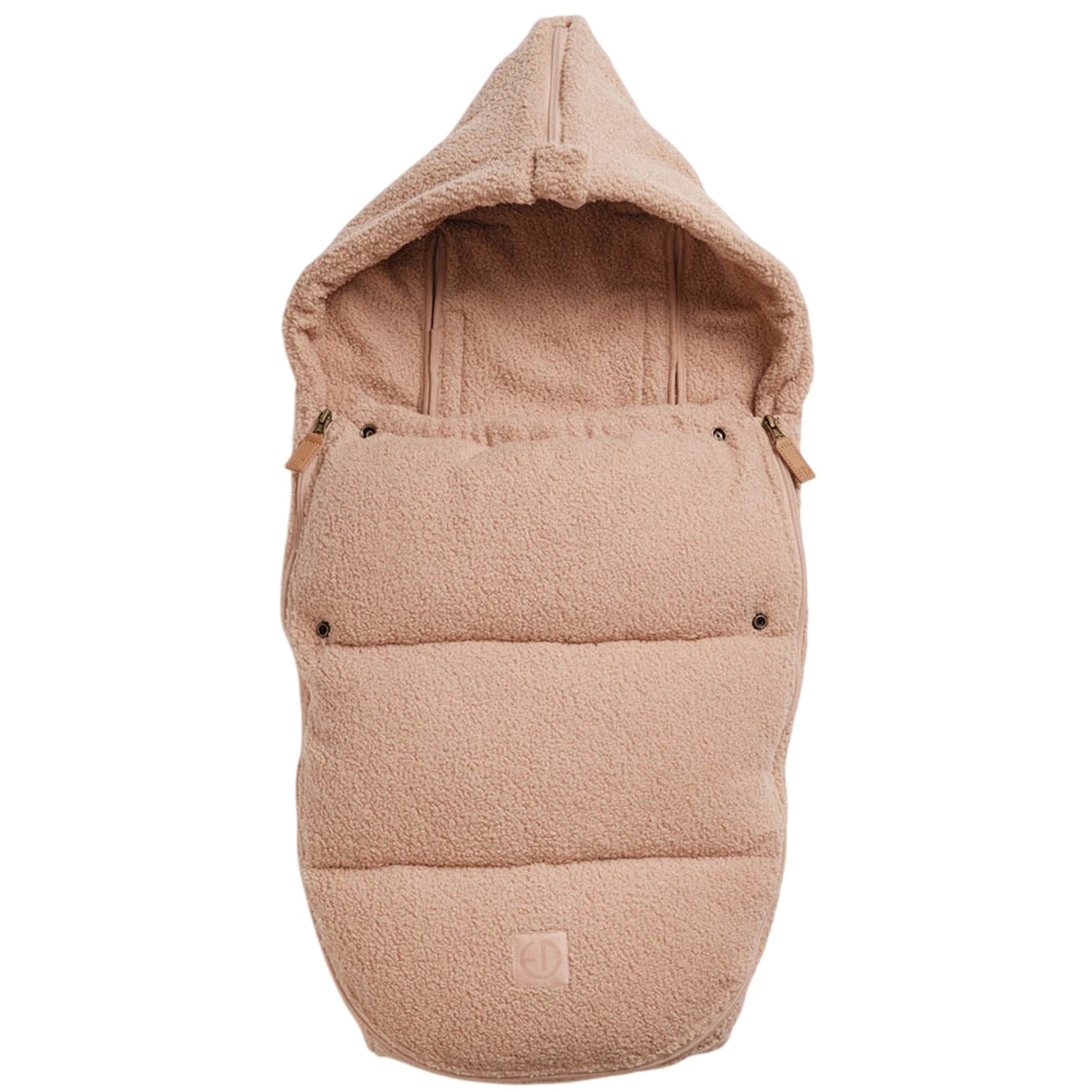 Baby Sleeping Bag – Pink Bouclé, Cozy and Warm