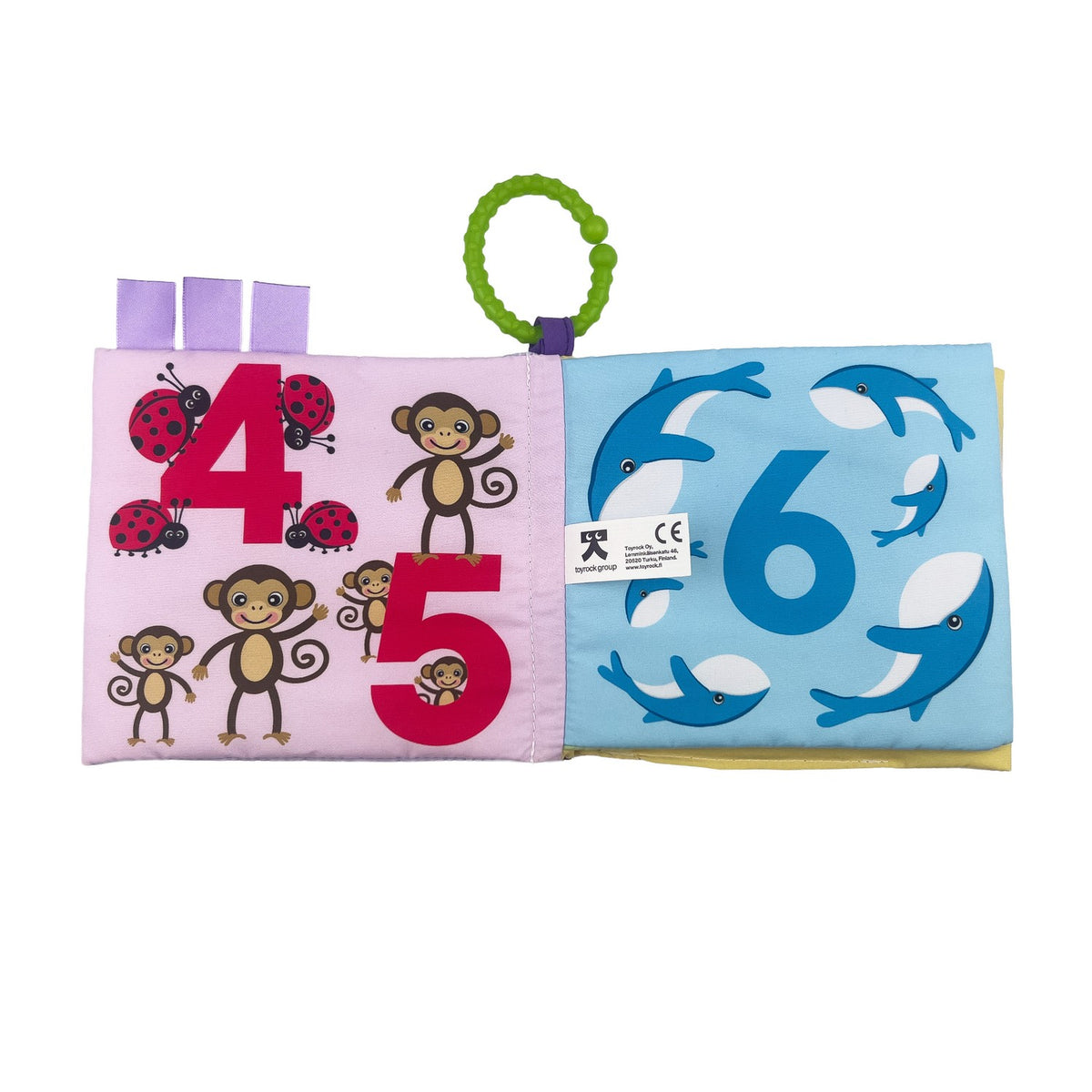 Baby Soft Book with Bright Colors & Animal Pictures